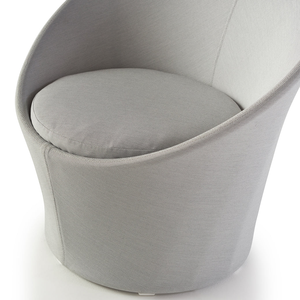 Apollo Lounge Chair in Textured White - Image 4