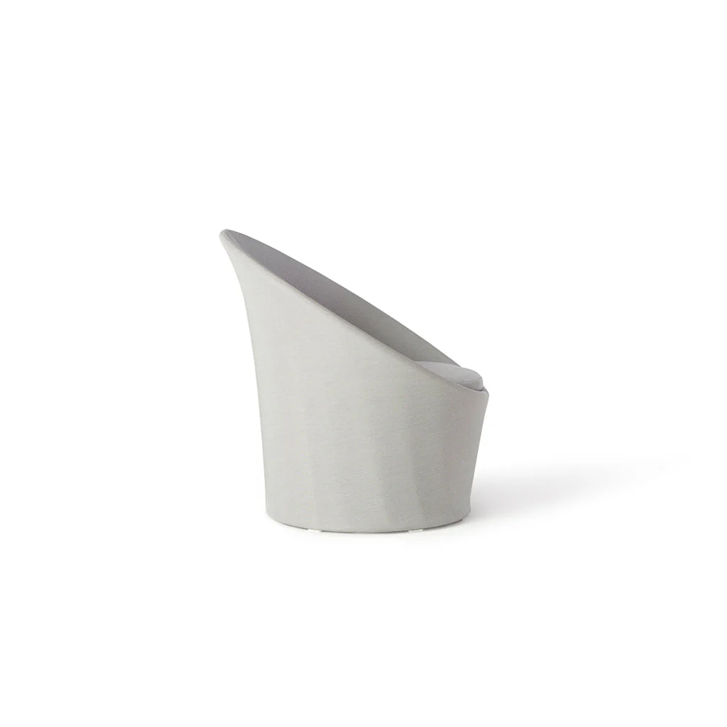 Apollo Lounge Chair in Textured White - Image 5