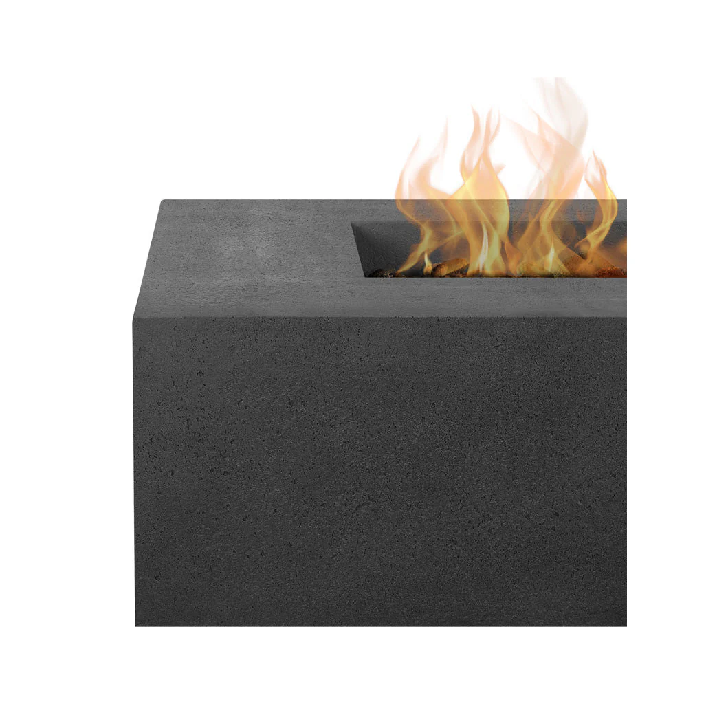 Aspen 72" Rectangular Fire Table - Carbon - Image 4