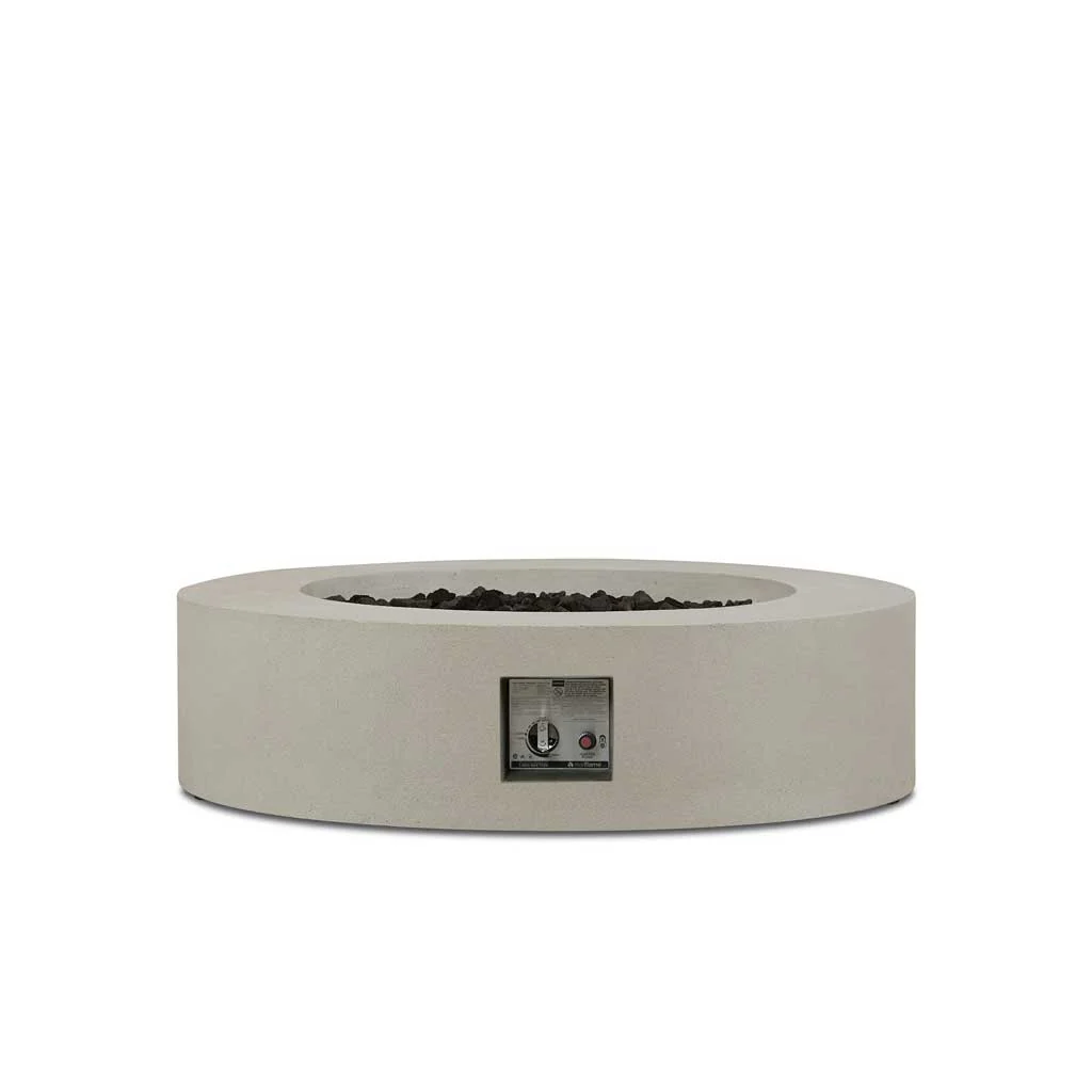 Aspen Round Fire Table - Flint