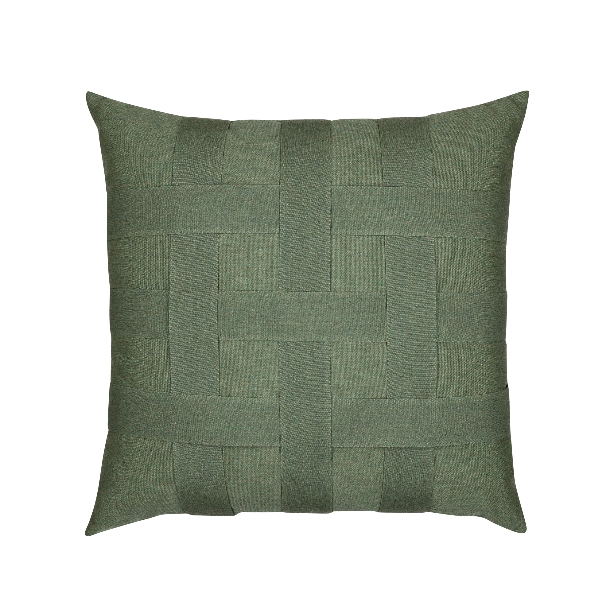 Basketweave Fern Pillow - Image 2