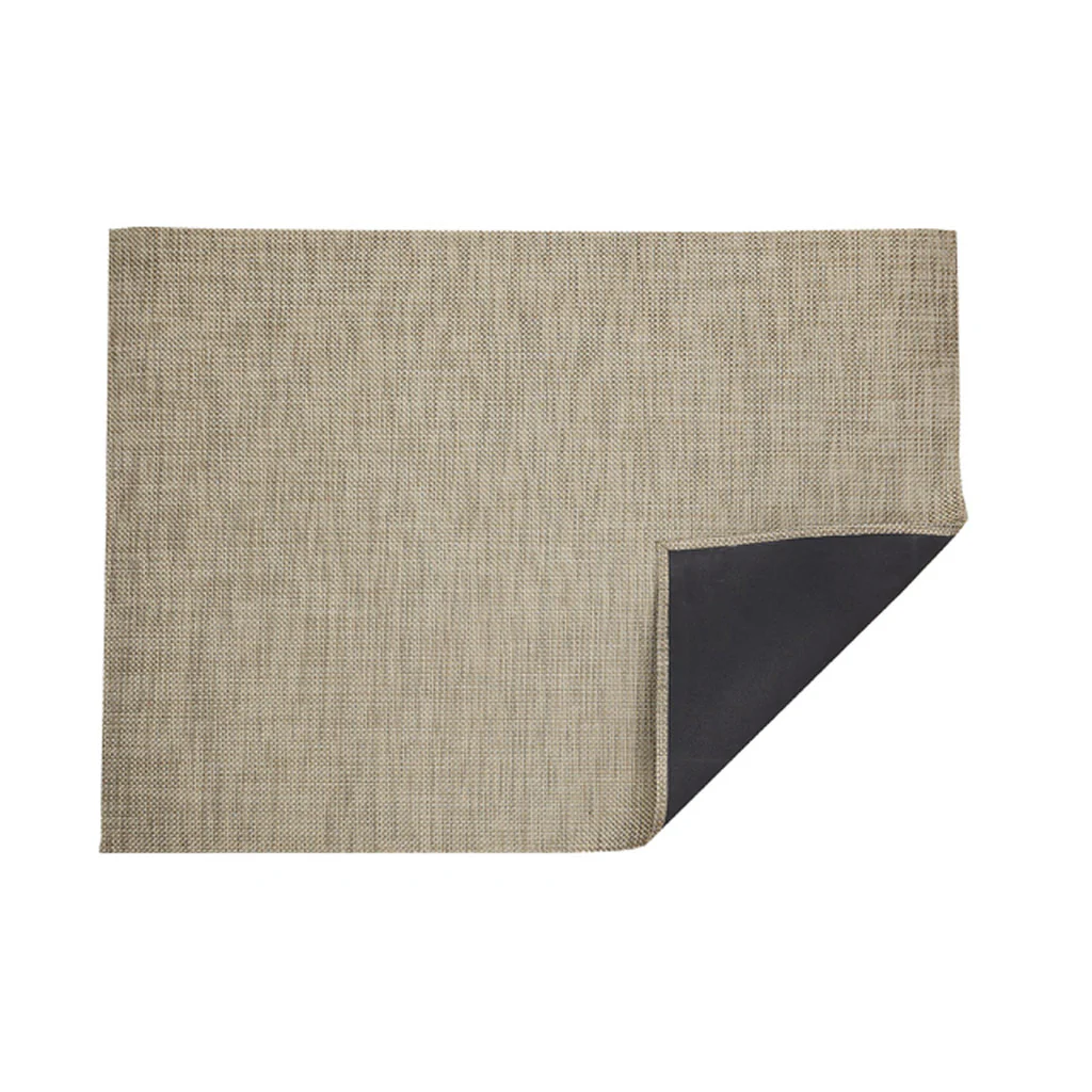 Basketweave Latte Woven Floor Mat - XXL