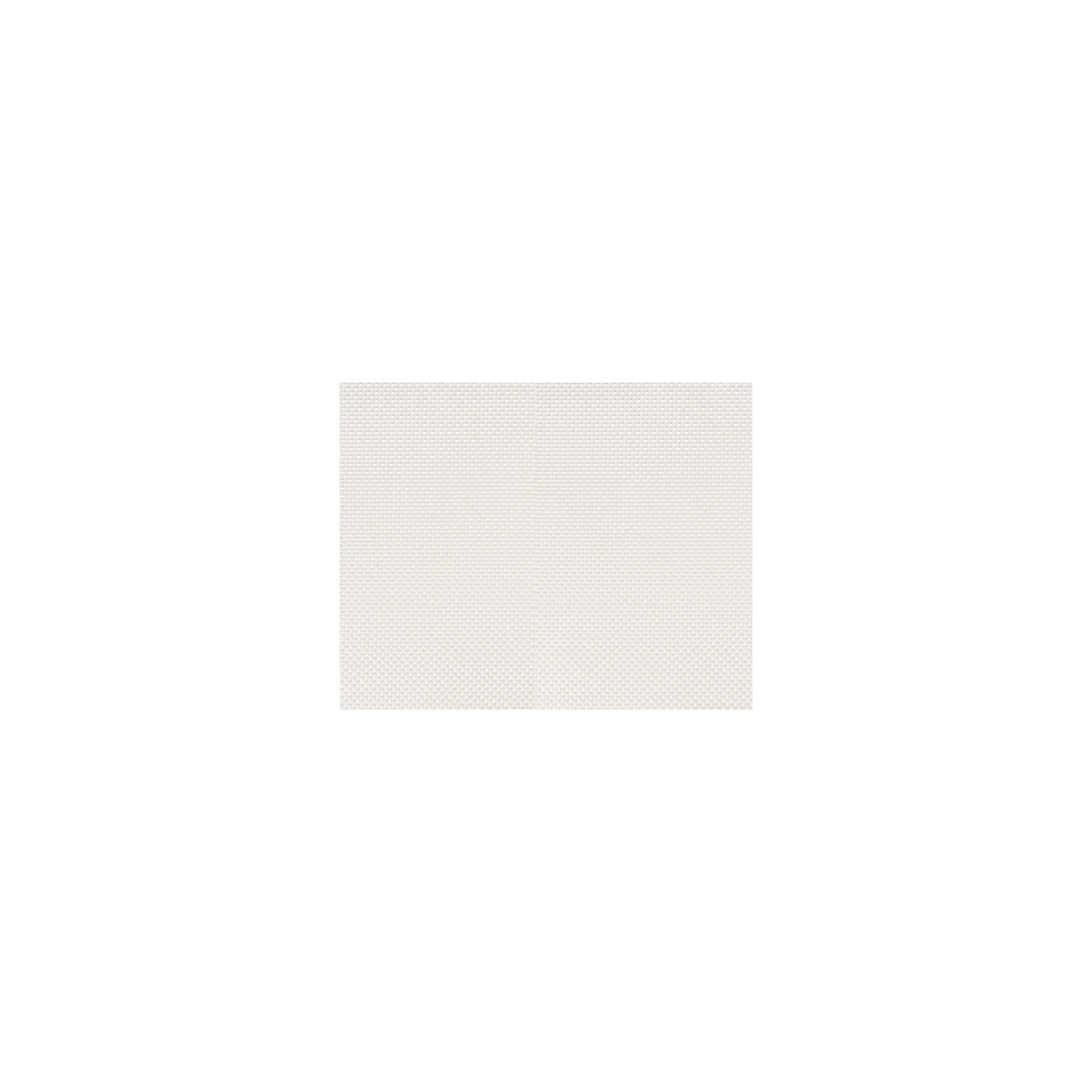Basketweave Rectangular Placemat in White