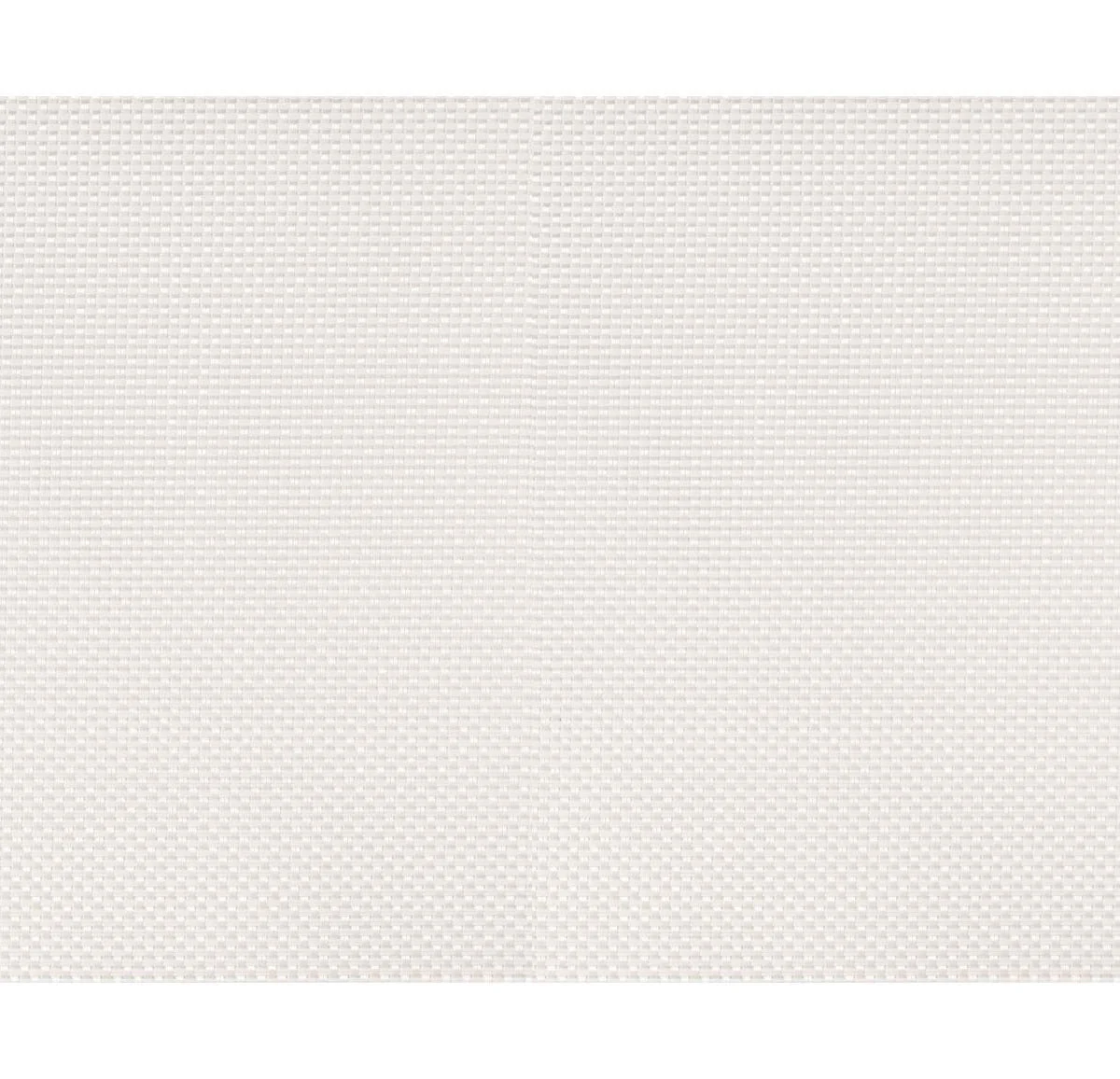 Basketweave Rectangular Placemat in White - Image 2