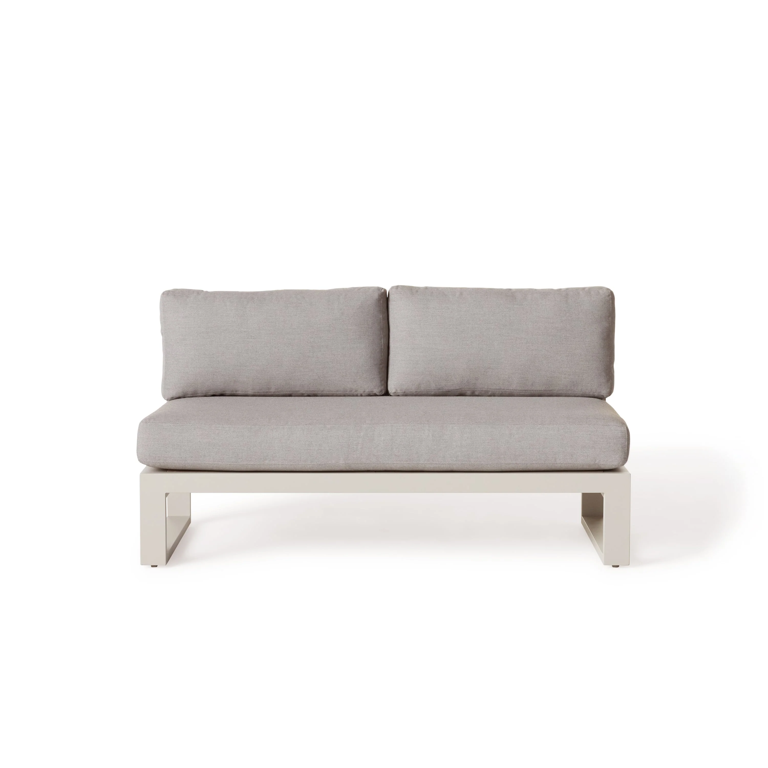 Belvedere Sectional Armless Loveseat in Dune - Image 2