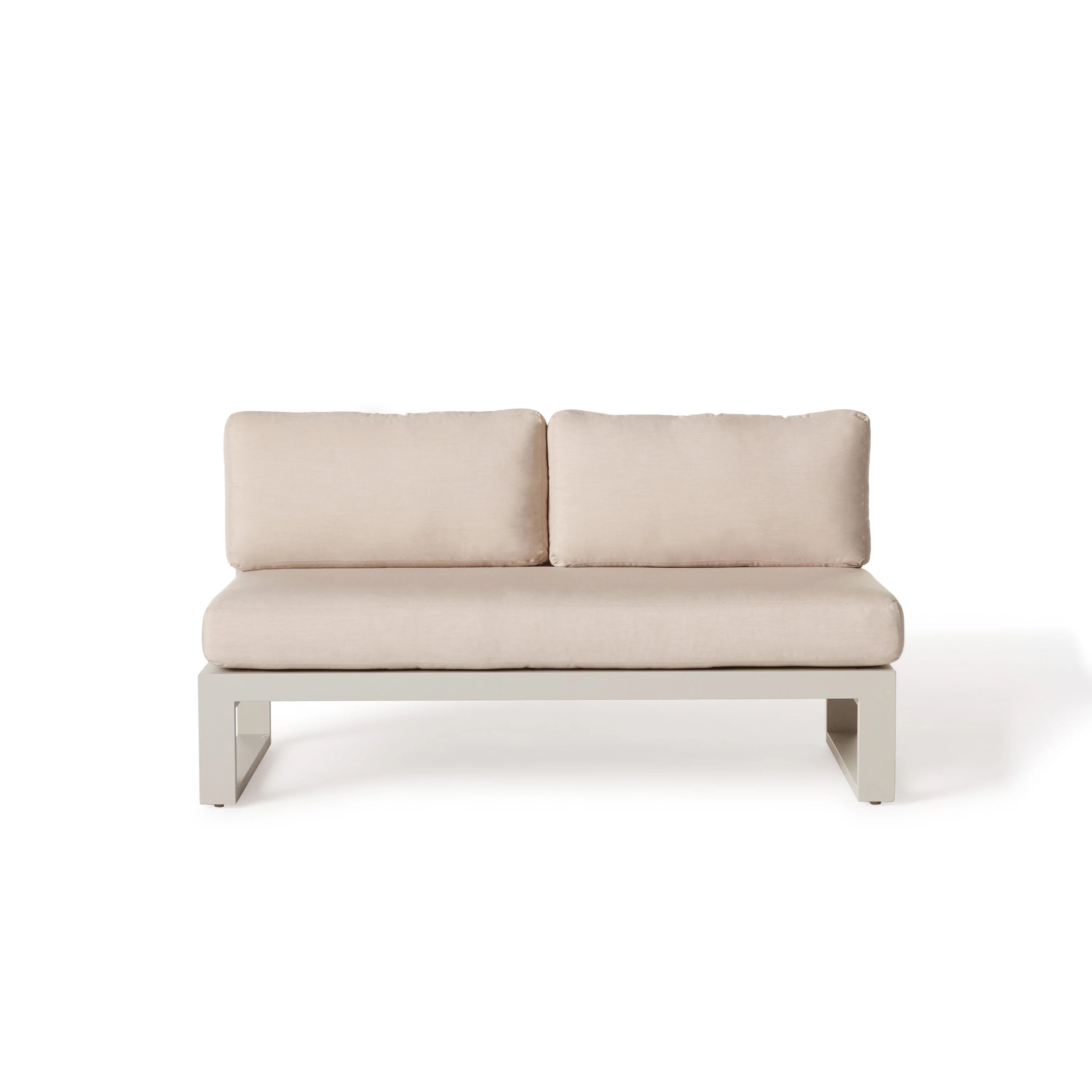 Belvedere Sectional Armless Loveseat in Dune - Image 3