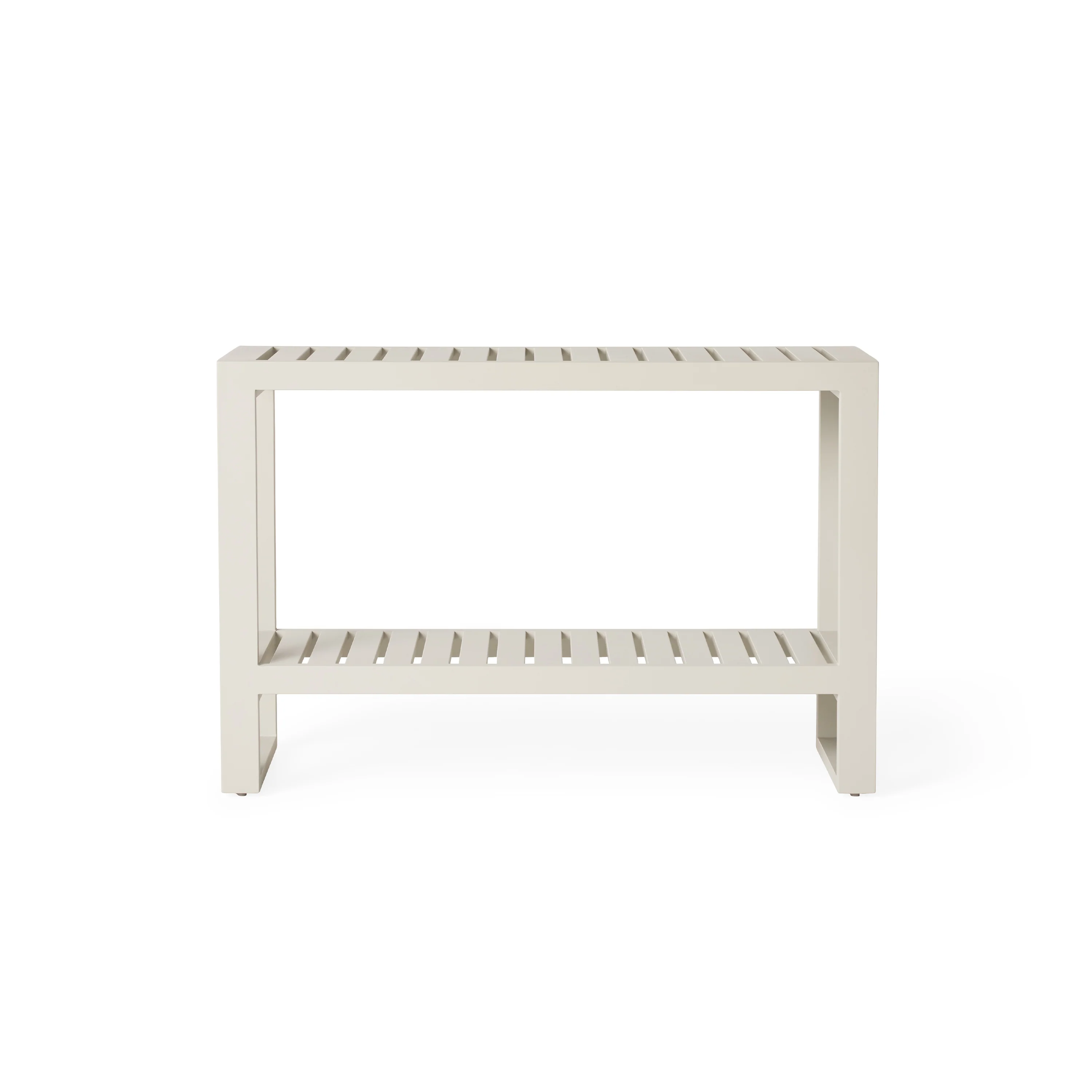 Belvedere Console Table in Dune Aluminum