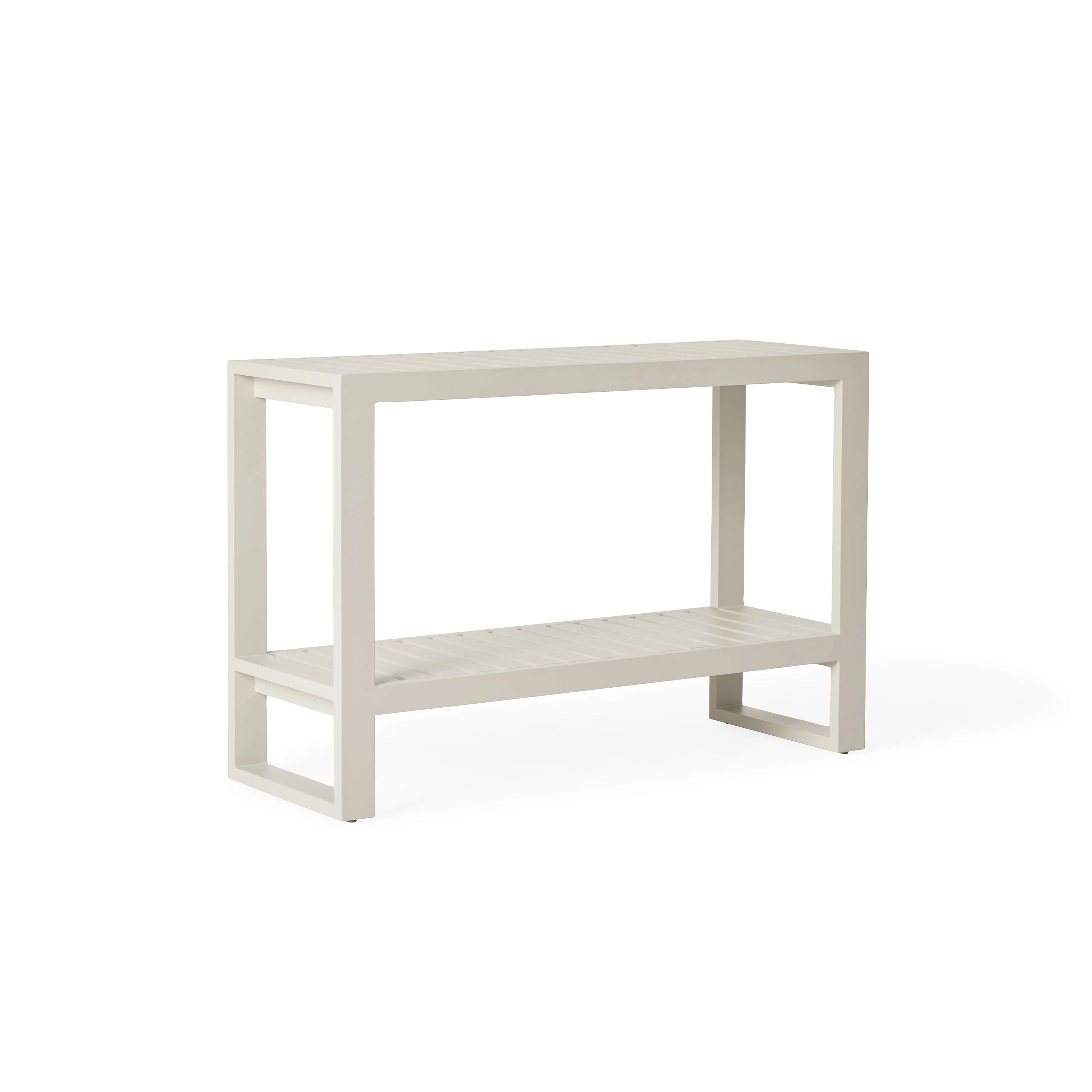 Belvedere Console Table in Dune Aluminum - Image 2