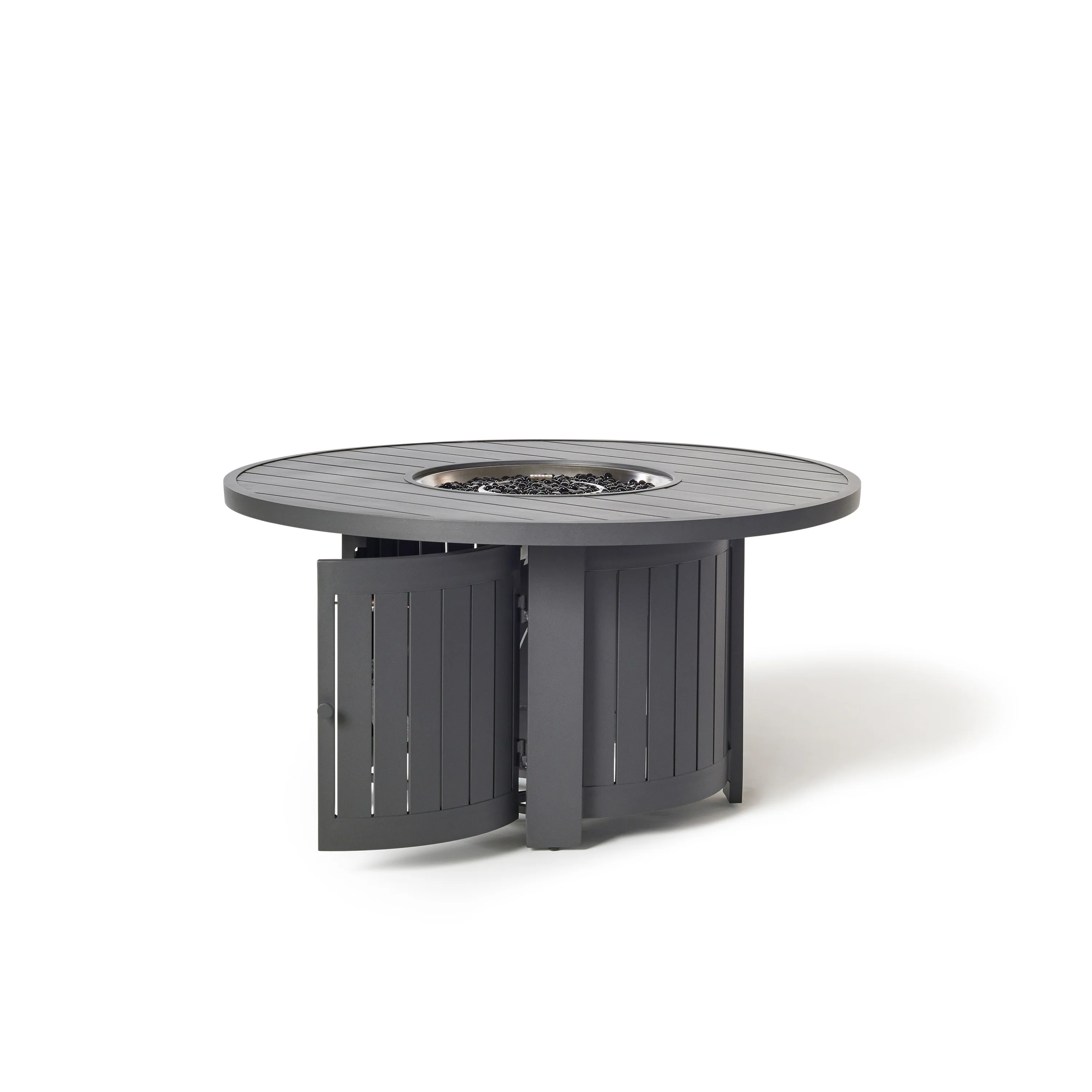 Belvedere Round Fire Table in Charcoal - Image 3
