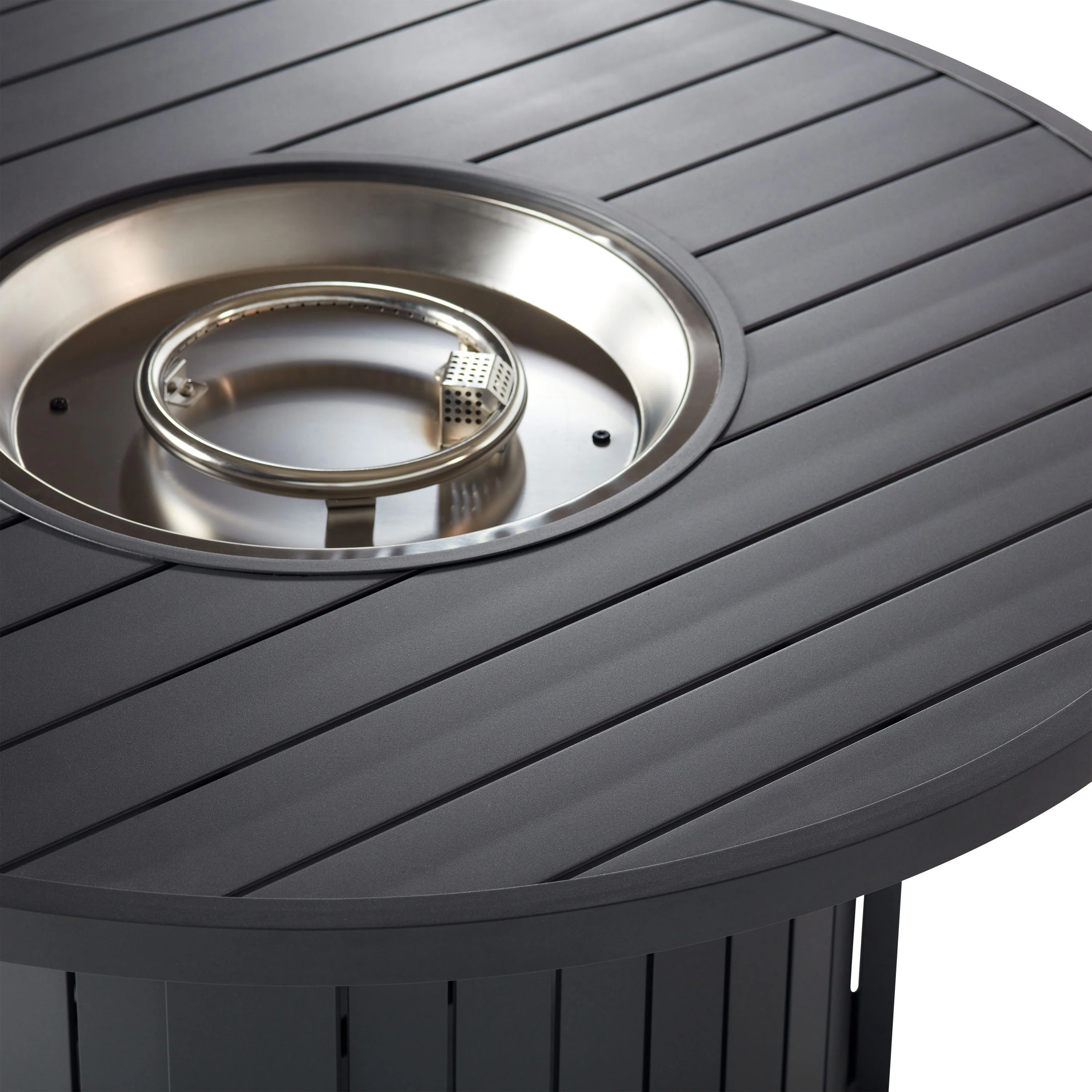 Belvedere Round Fire Table in Charcoal - Image 4