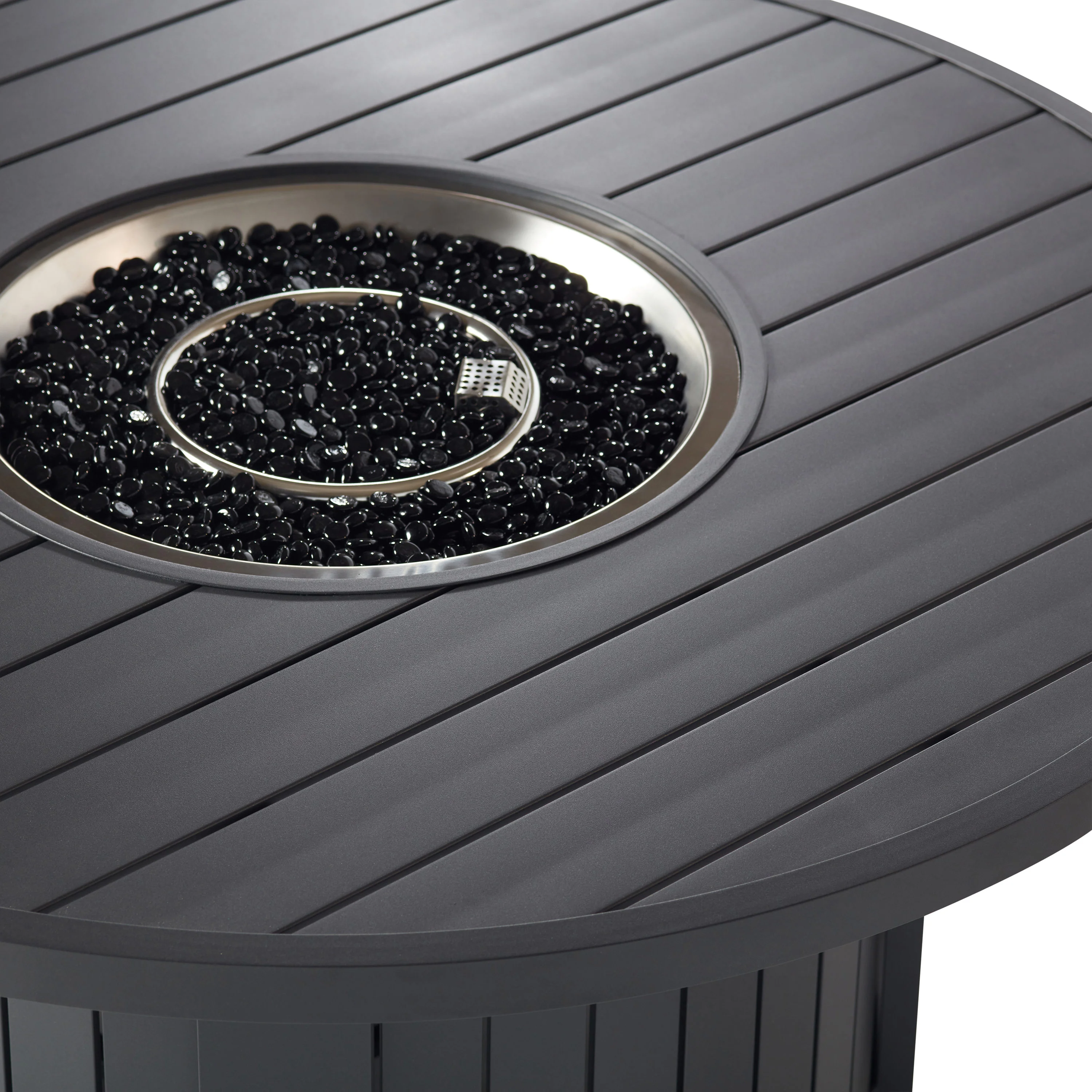 Belvedere Round Fire Table in Charcoal - Image 5