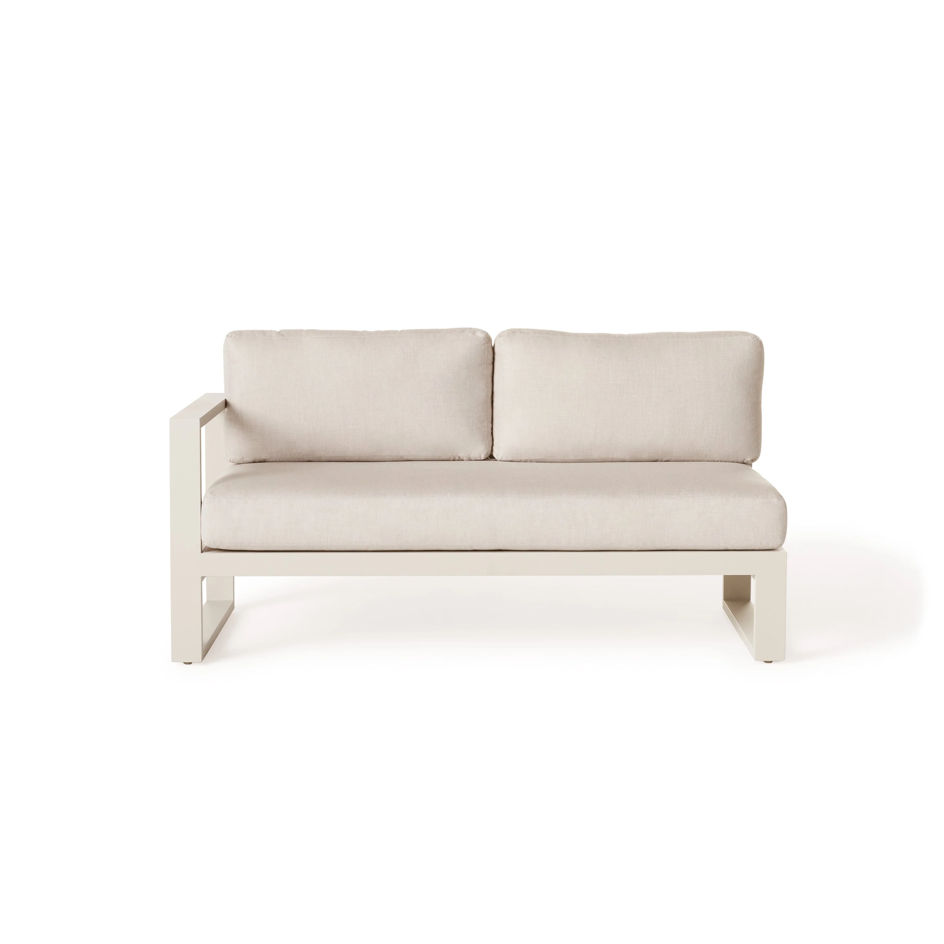 Belvedere Sectional Right Arm in Dune Aluminum - Image 2