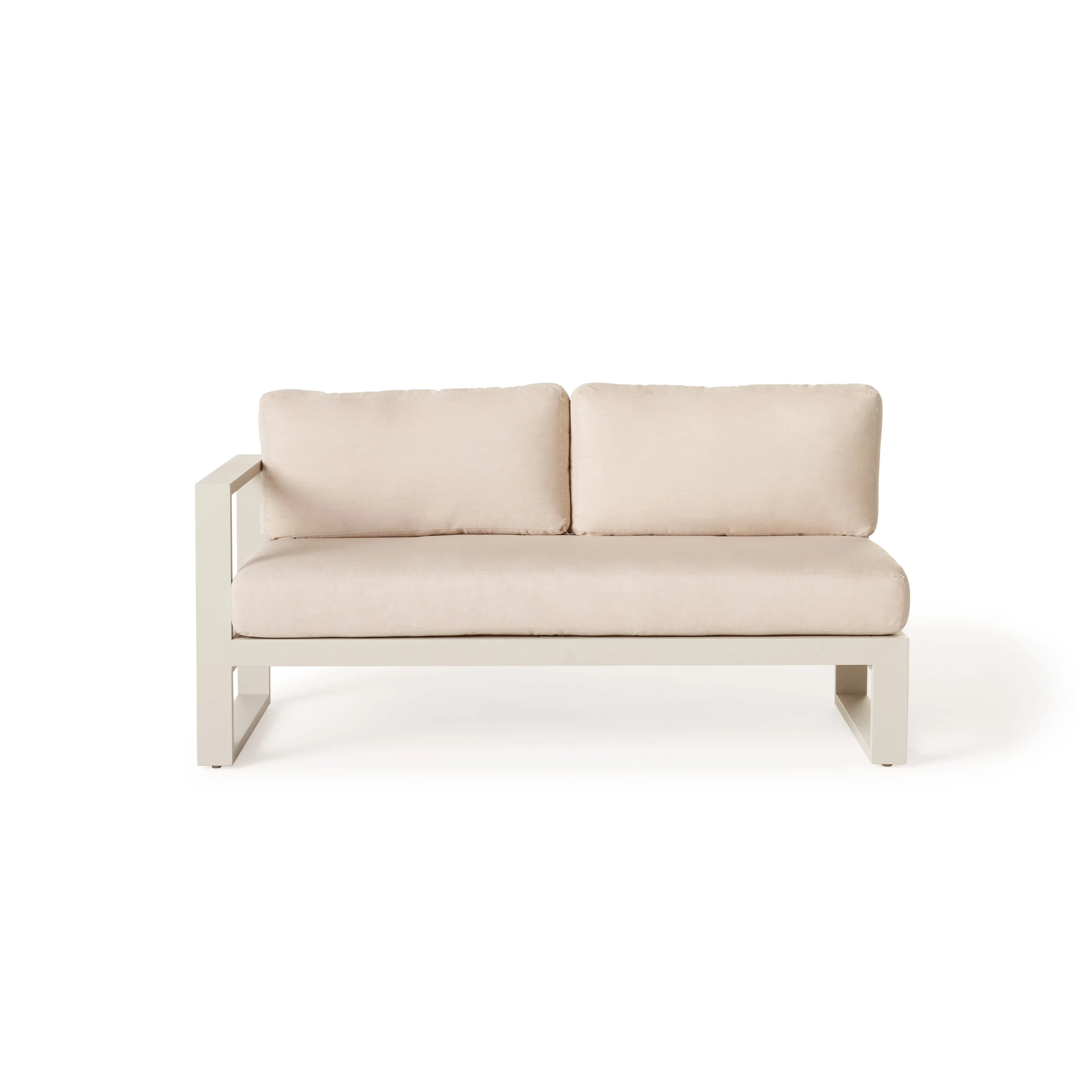 Belvedere Sectional Right Arm in Dune Aluminum - Image 3