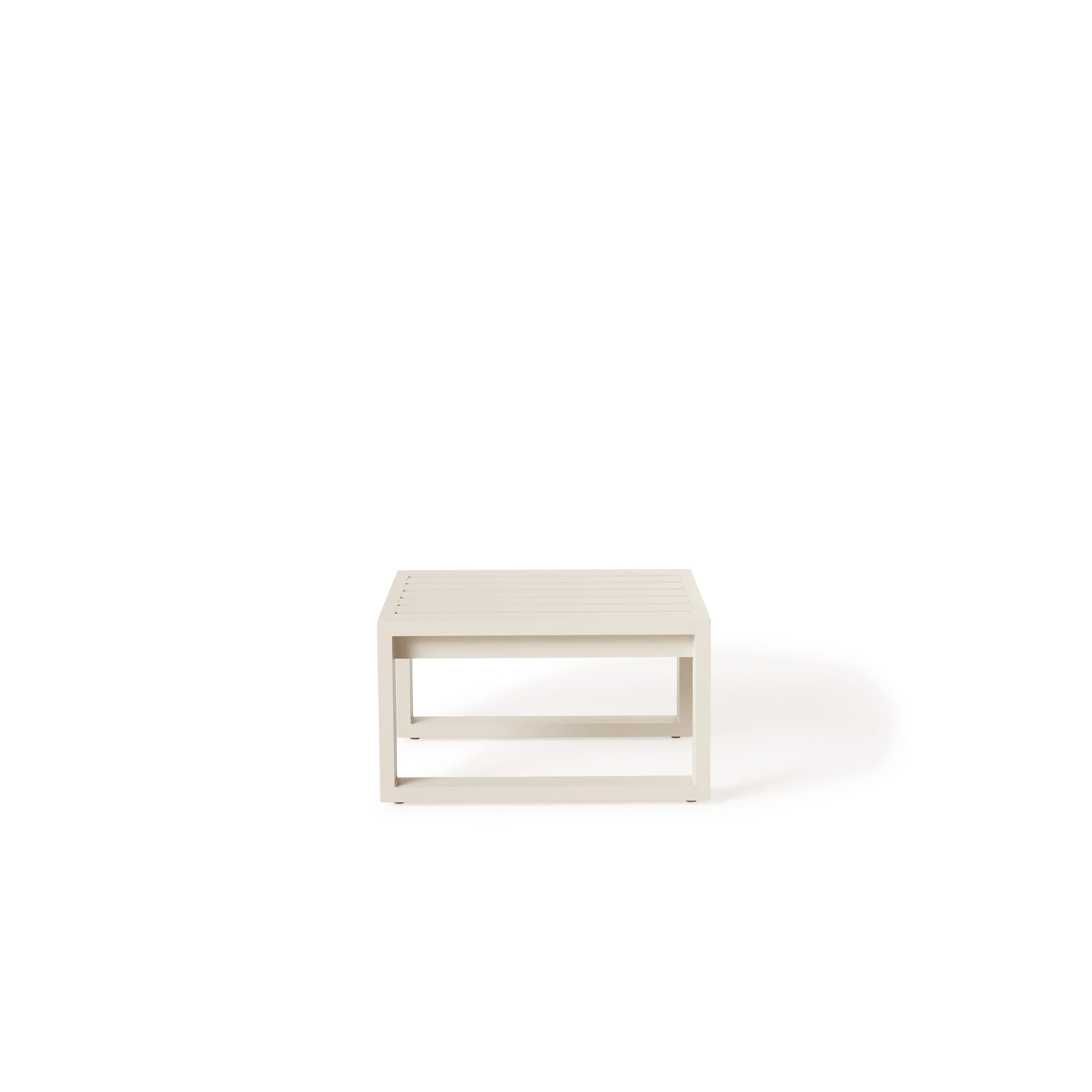 Belvedere Side Table in Dune Aluminum - Image 3