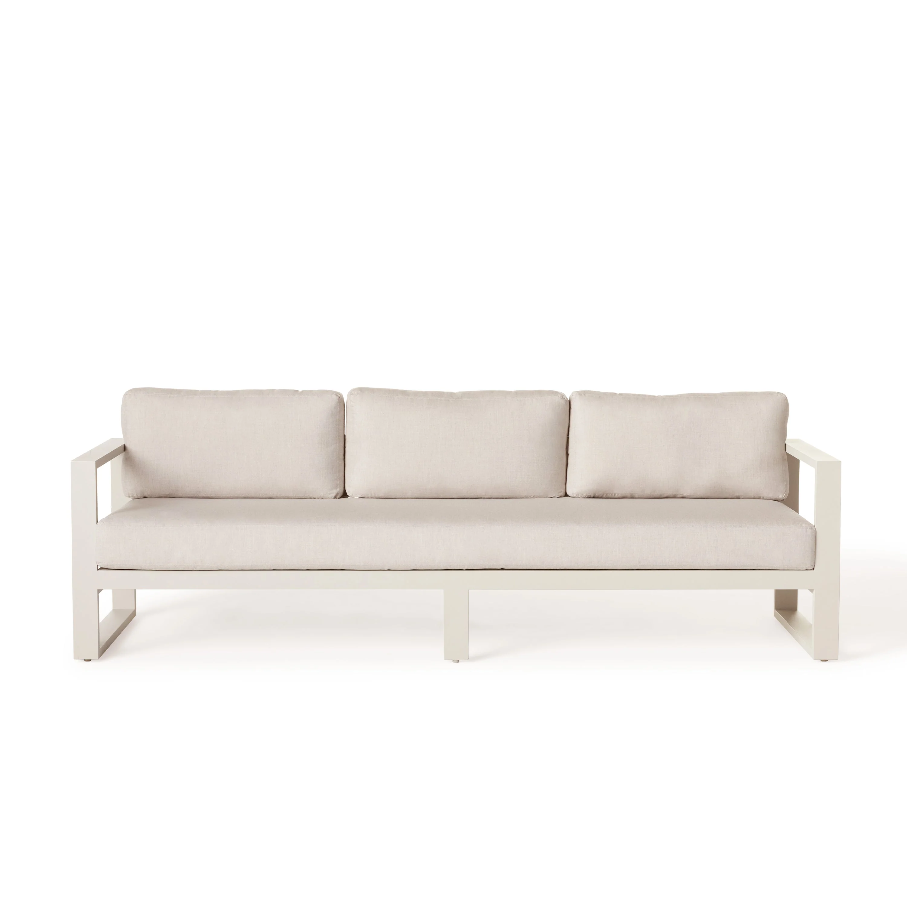 Belvedere Sofa in Dune Aluminum - Image 2