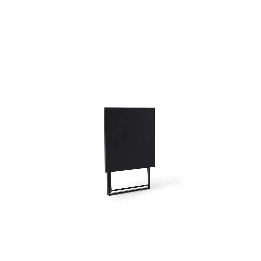 Bistro Folding Dining Table in Charcoal Aluminum - Image 3