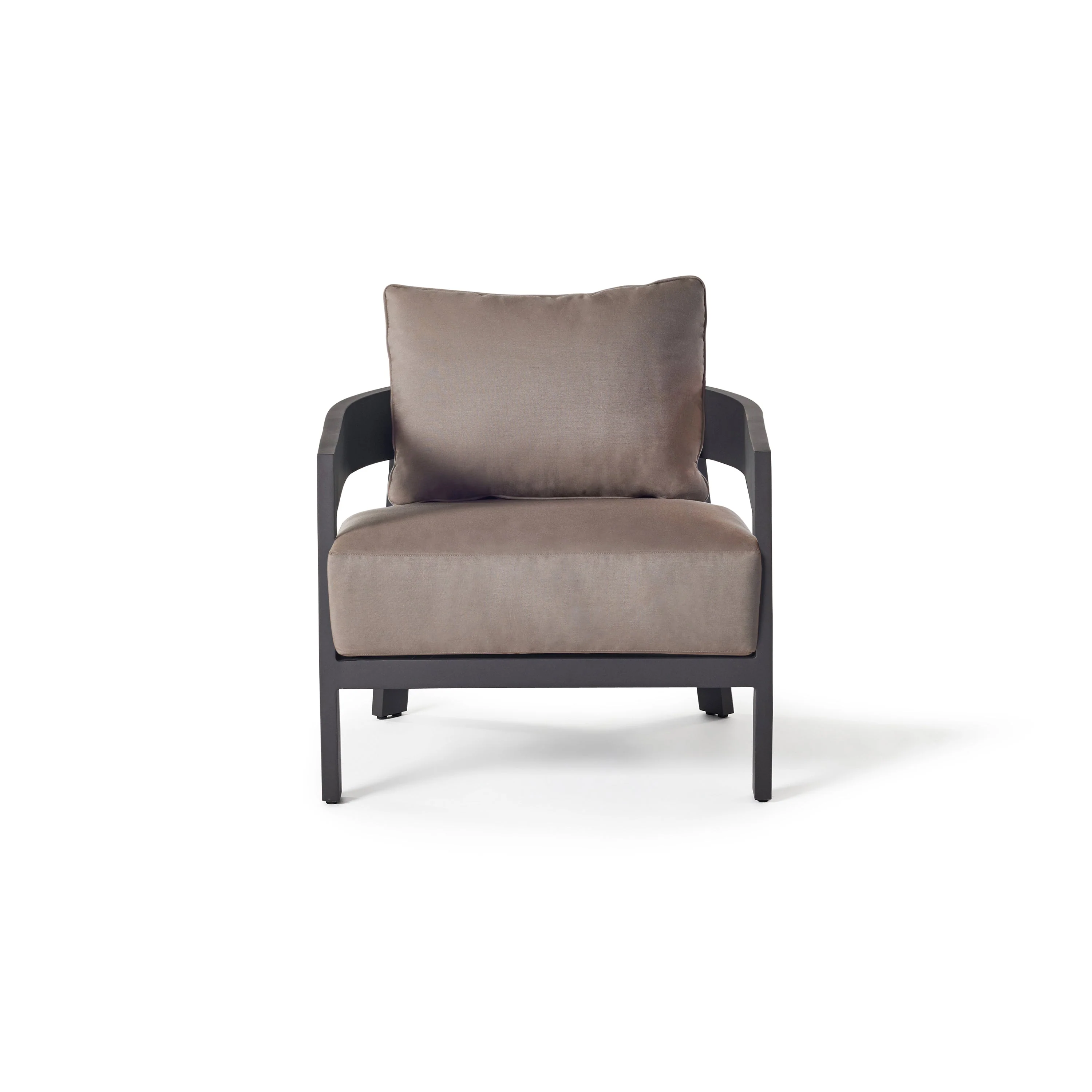 Cavallo Lounge Chair in Charcoal Aluminum - Image 3