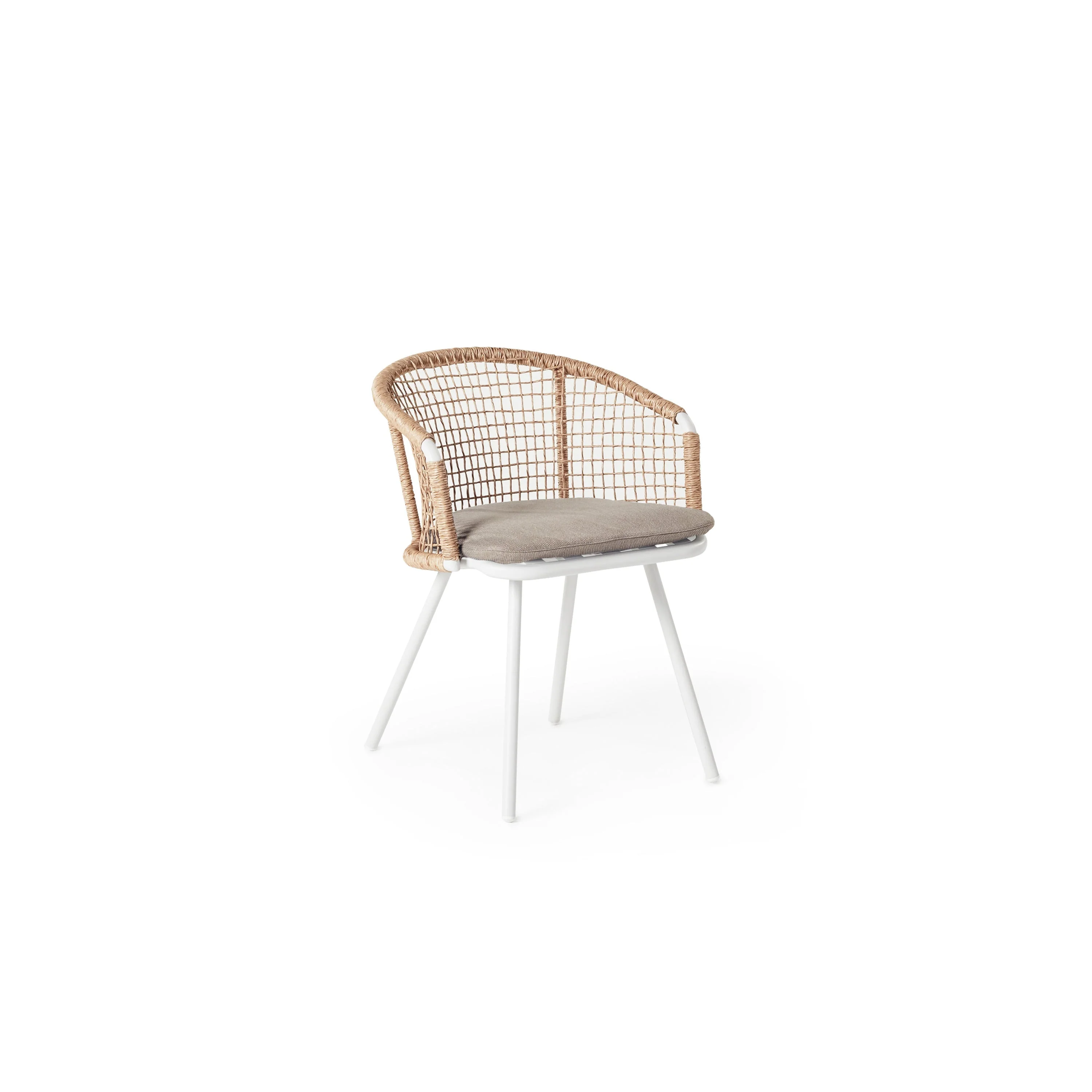 Cazadero Dining Chair in White Aluminum - Image 4