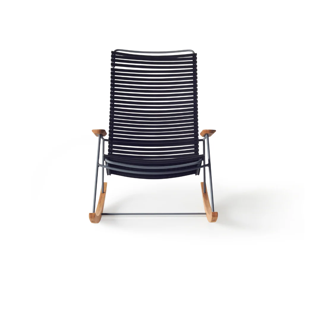 Click Rocking Chair in Black - Image 3