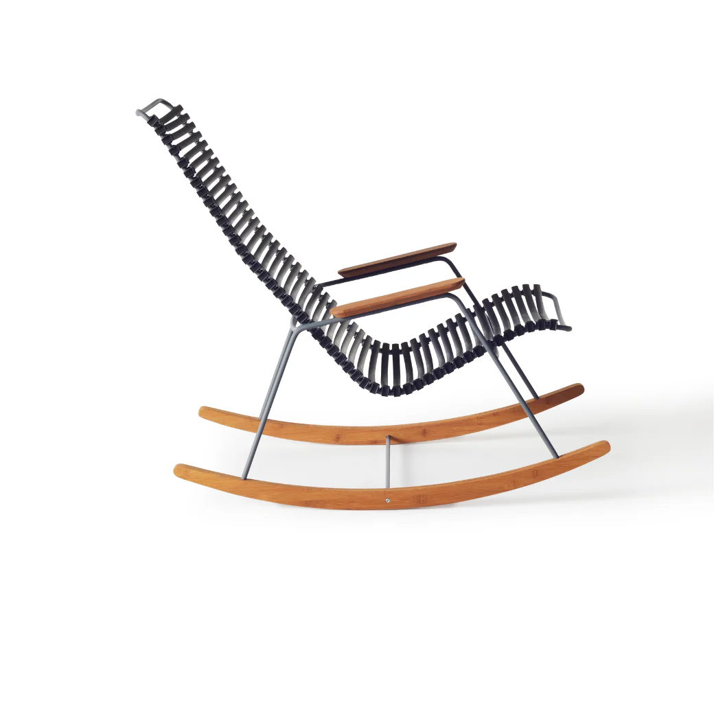 Click Rocking Chair in Black - Image 4