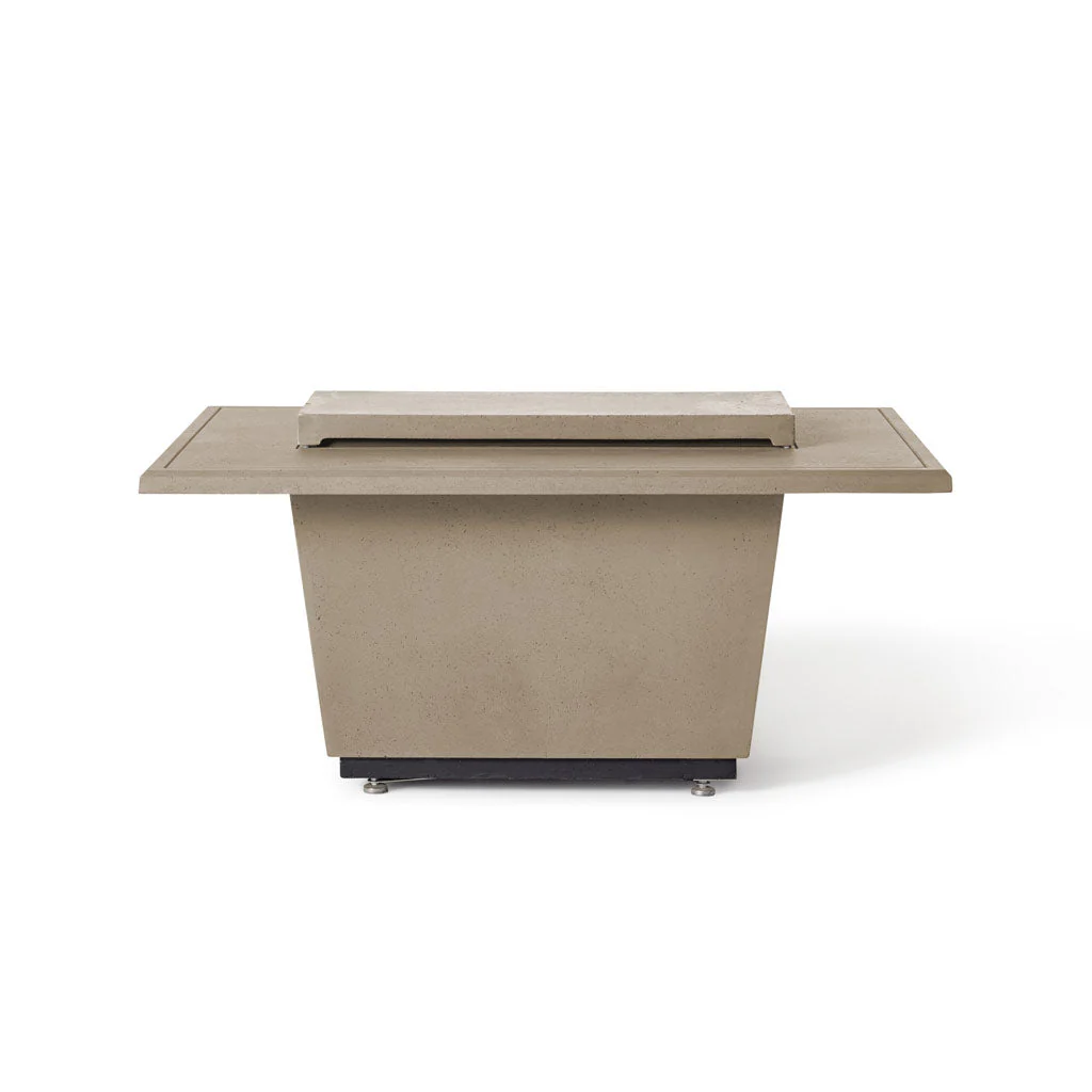 Contempo and Indio Rectangular Fire Table Lid in Smoke - Image 2