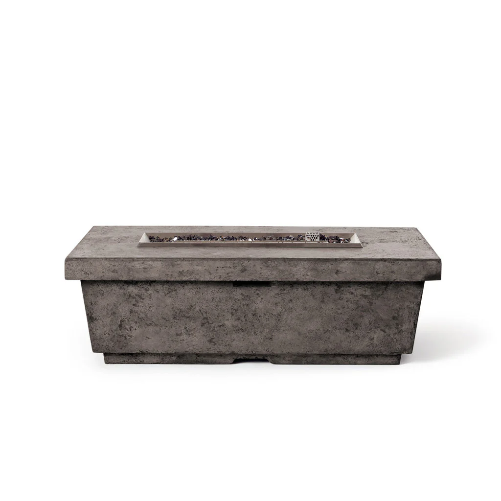 Contempo Rectangular Fire Table in Dark Basalt - Image 3