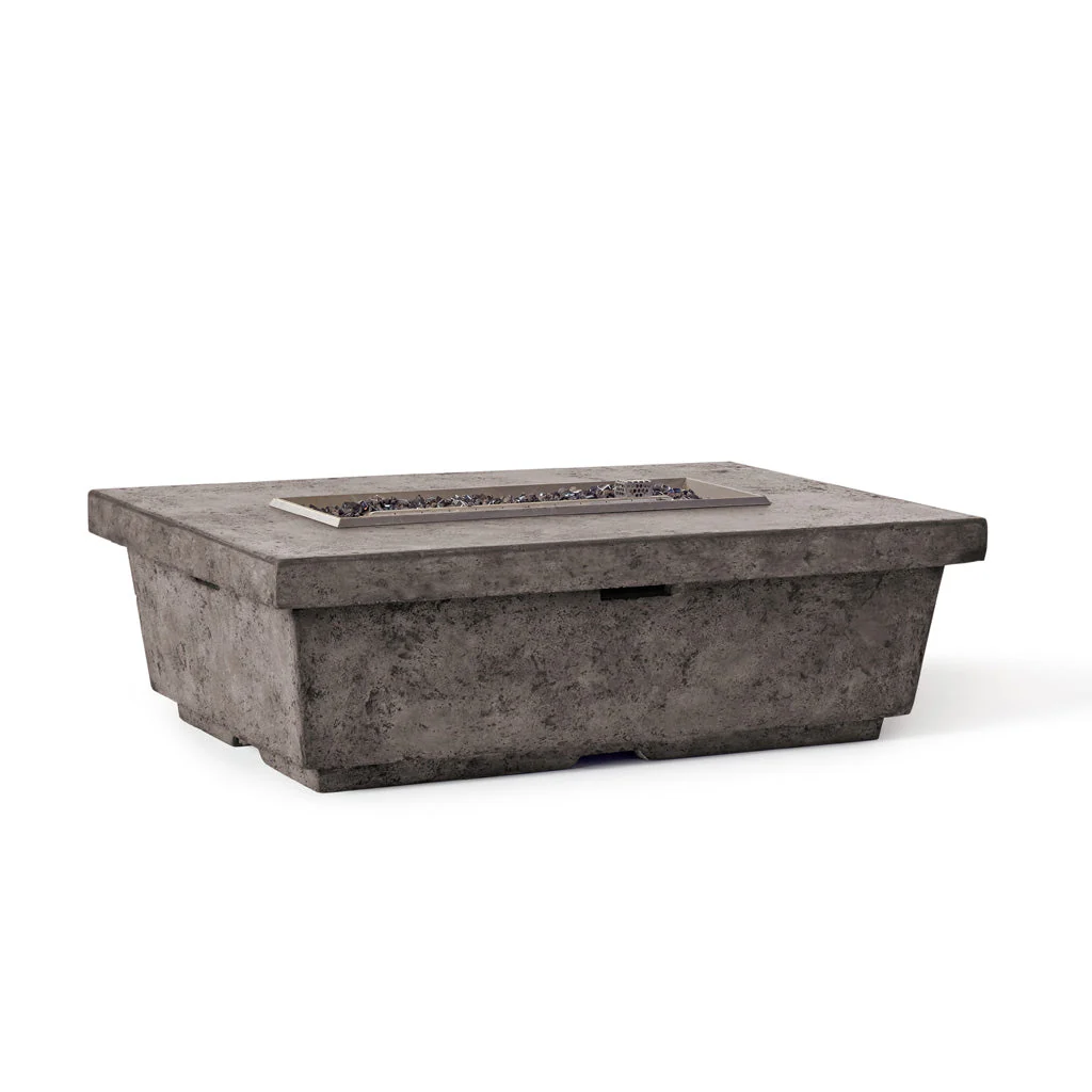 Contempo Rectangular Fire Table in Dark Basalt - Image 4