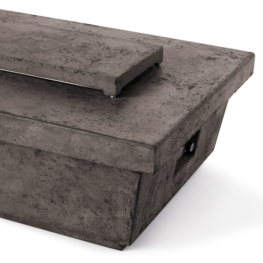 Contempo Rectangular Fire Table in Dark Basalt - Image 8