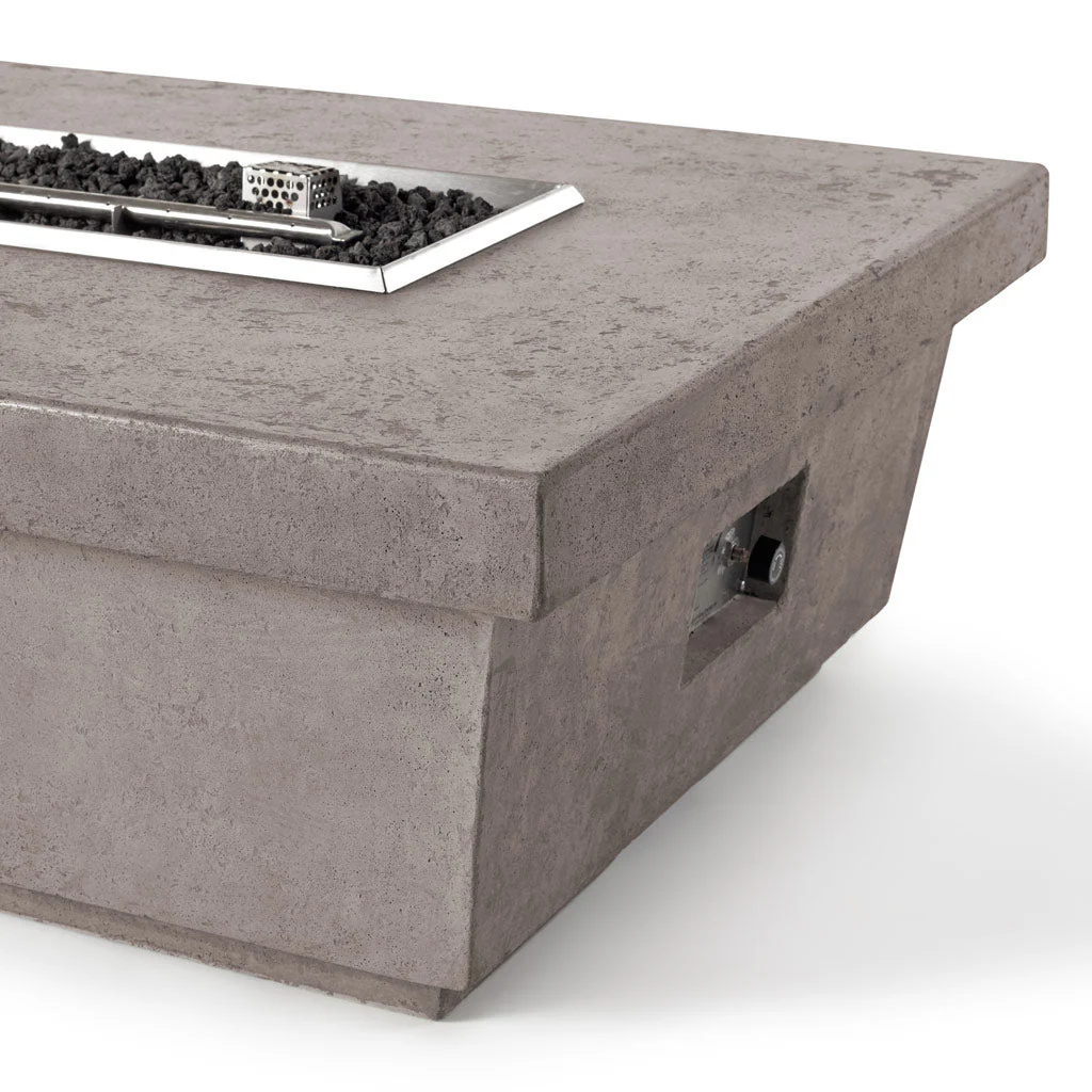 Contempo Rectangular Fire Table in Light Basalt - Image 3