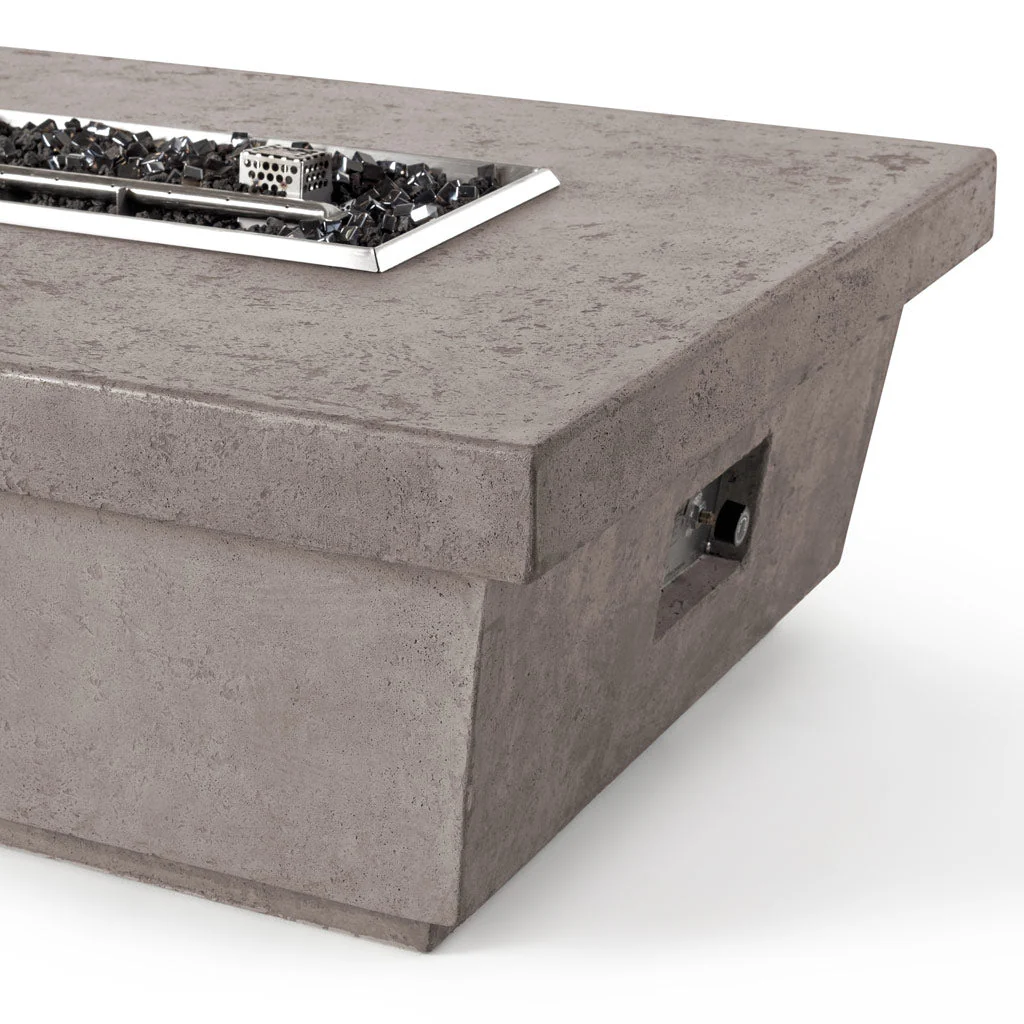 Contempo Rectangular Fire Table in Light Basalt - Image 6