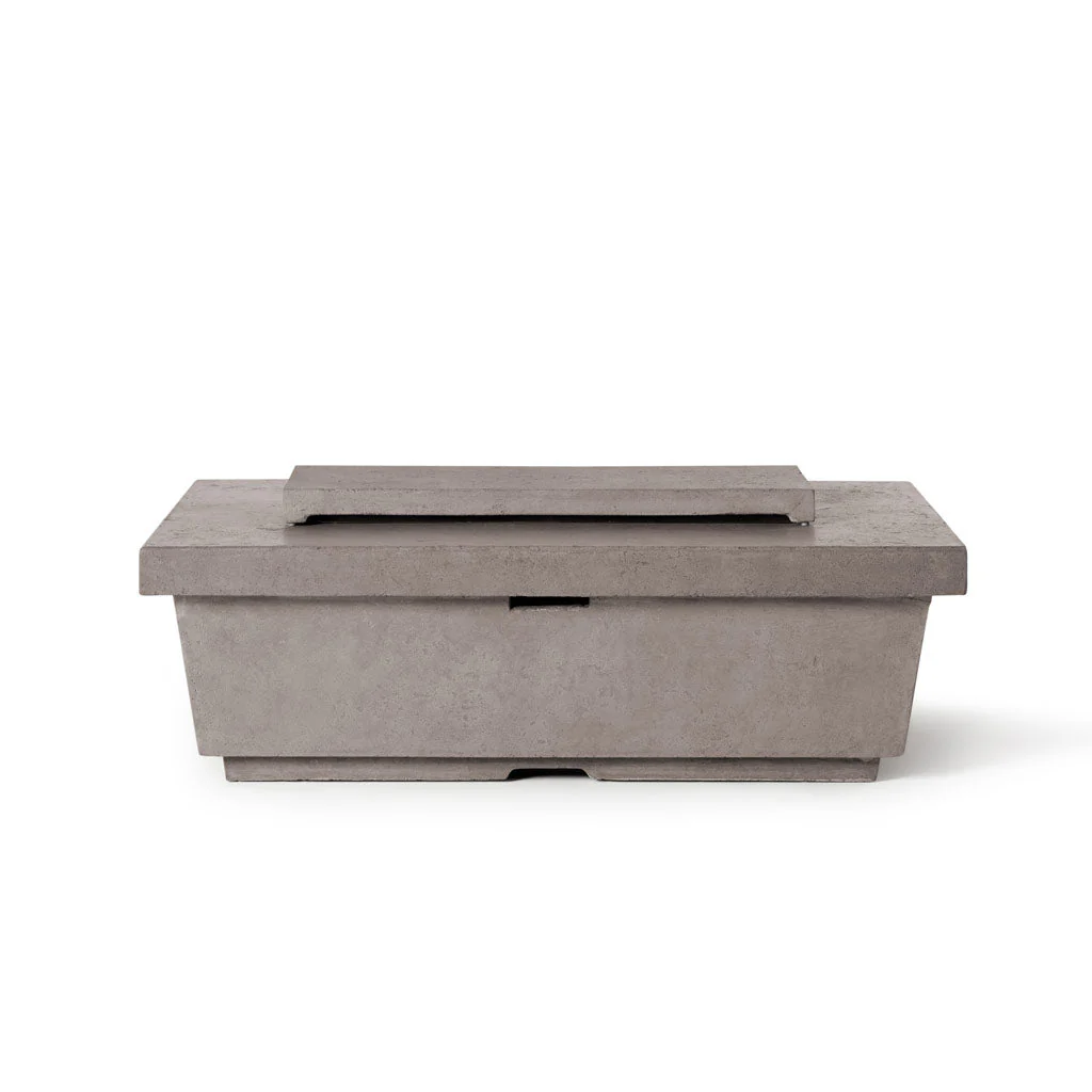 Contempo Rectangular Fire Table in Light Basalt - Image 7