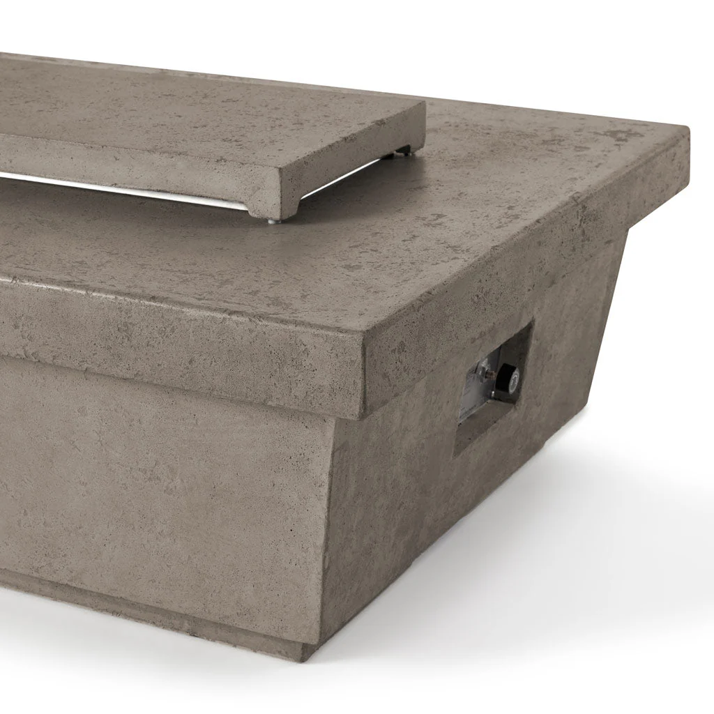 Contempo Rectangular Fire Table in Light Basalt - Image 9