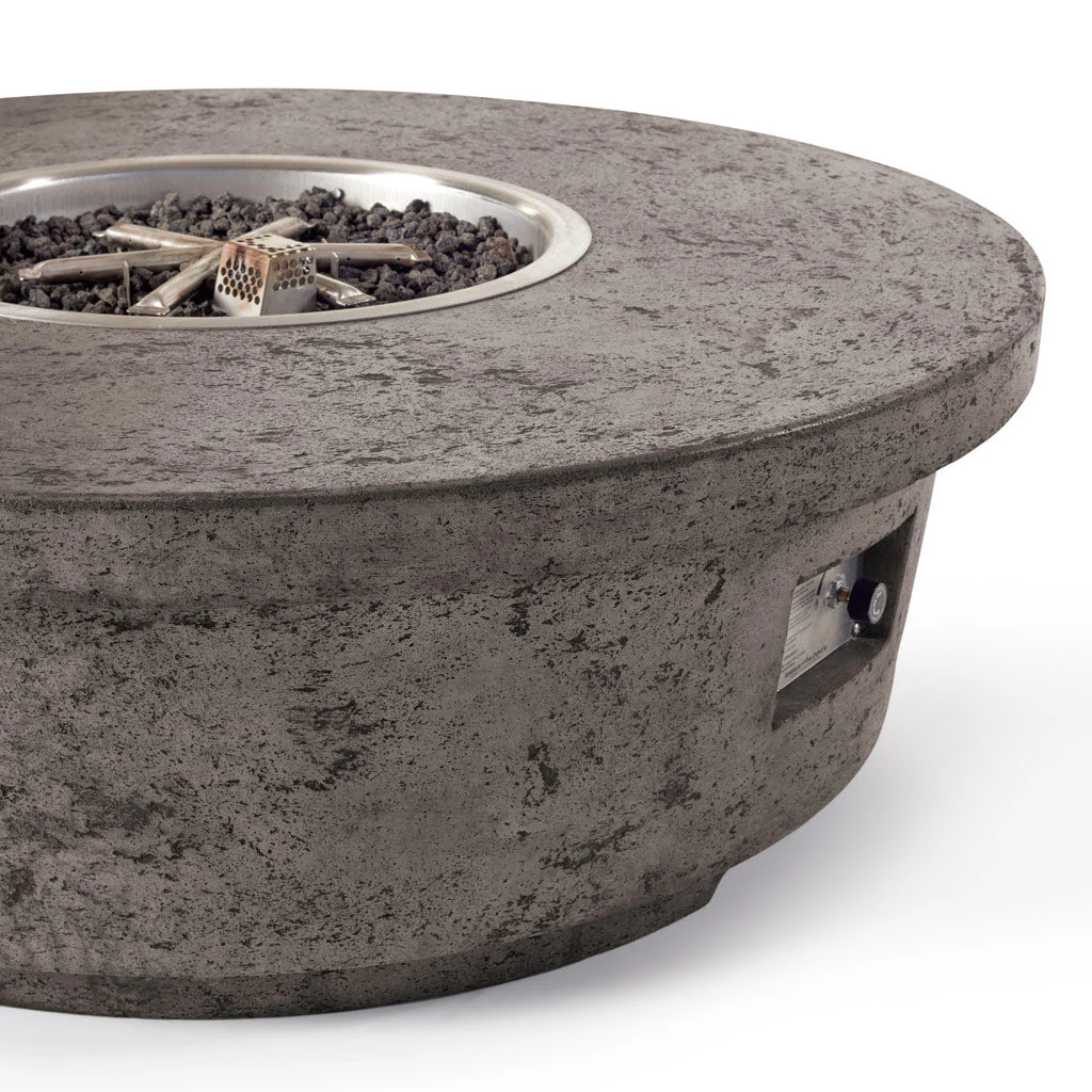 Contempo Round Fire Table in Dark Basalt - Image 4