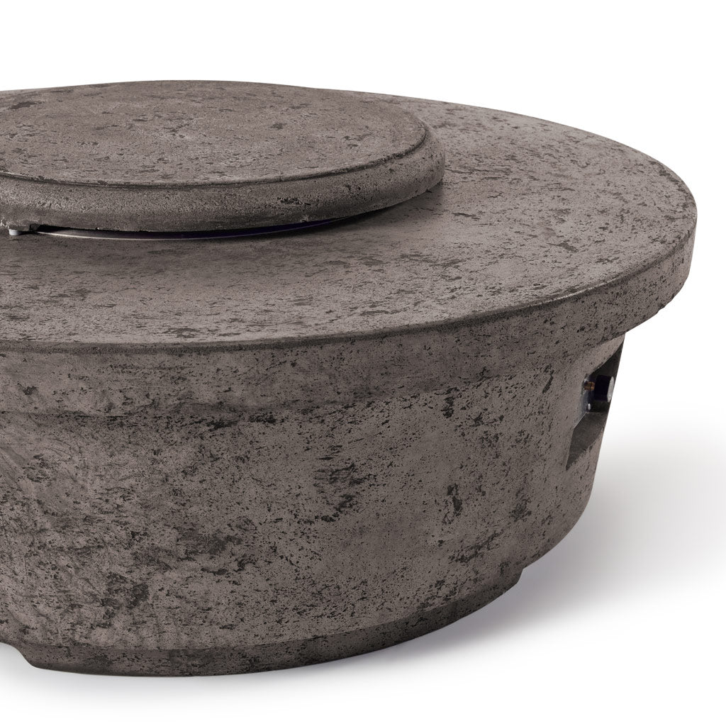 Contempo Round Fire Table in Dark Basalt - Image 6