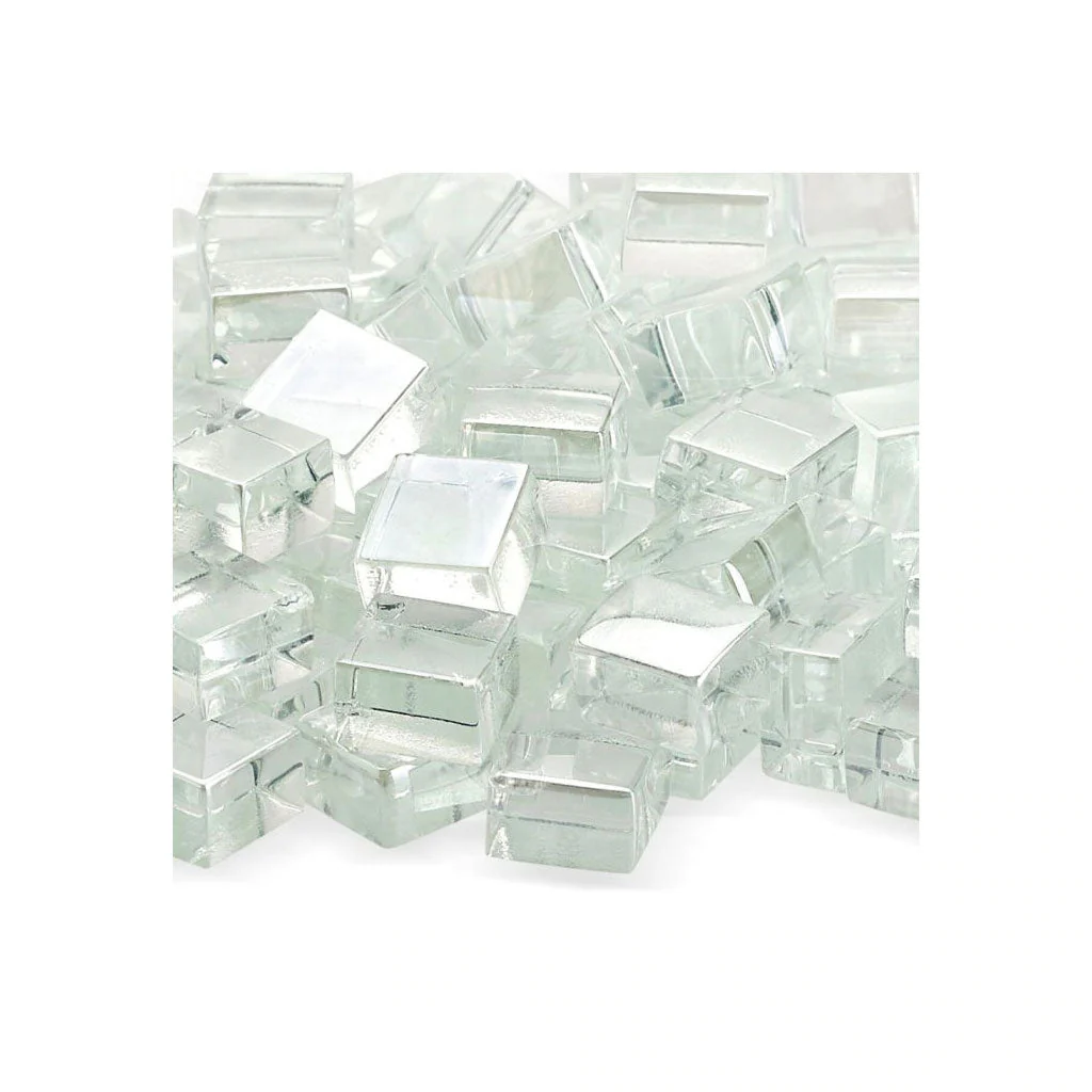 Cubed Starfire Luster Fire Glass (10 lbs) - Image 2