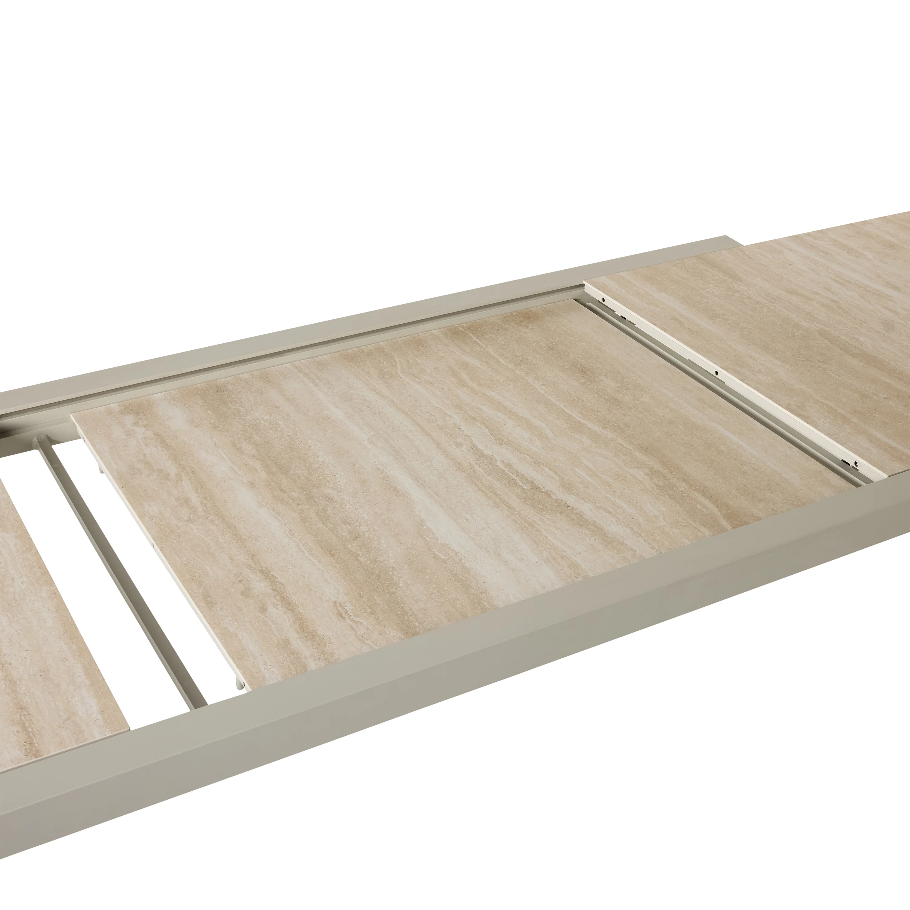 Del Mar 87"-130" Extension Dining Table in Dune - Image 6