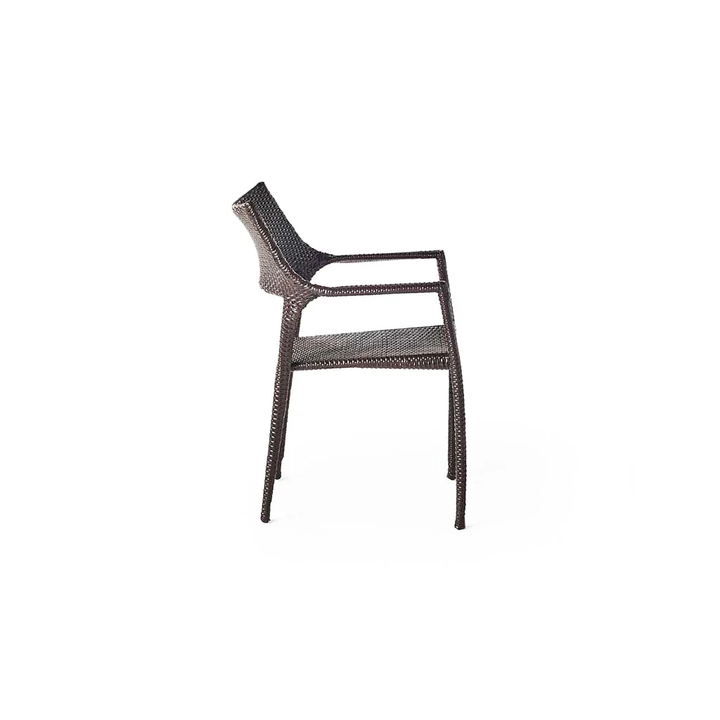 Del Rey Dining Chair in All-Weather Wicker - Image 3