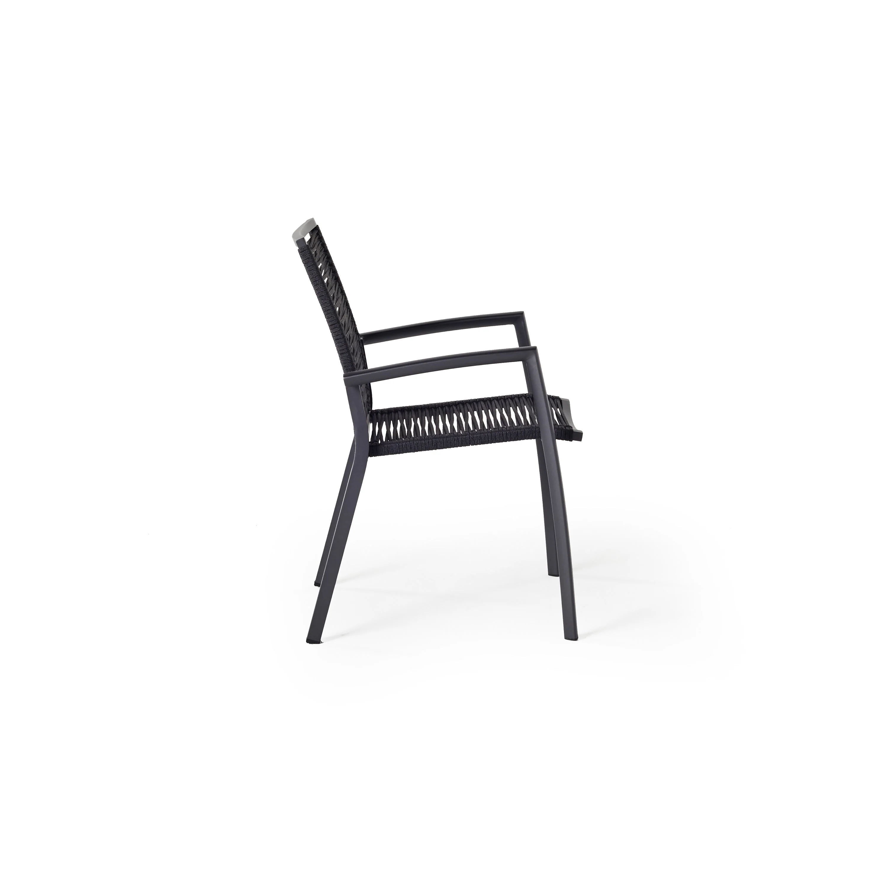 Diablo Dining Arm Chair in Charcoal - Image 3