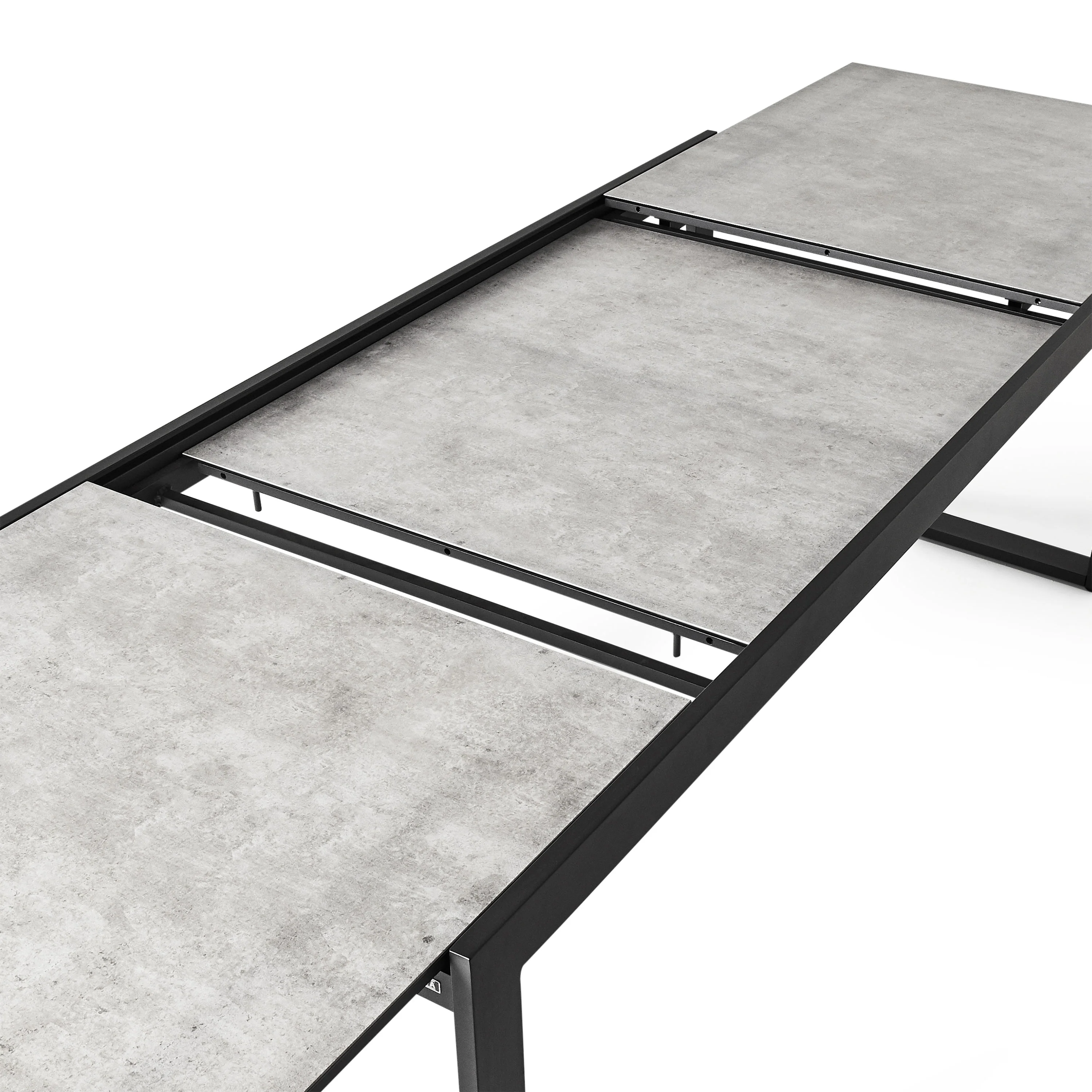 Diablo 87"-130" Extension Dining Table in Charcoal - Image 7
