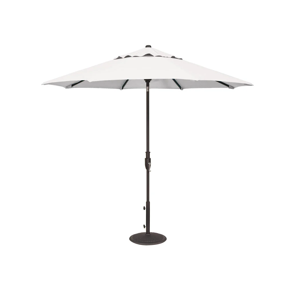 9' Black Frame Market Umbrella - Glide Tilt - Image 2