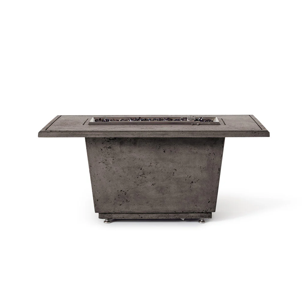 Indio Rectangular Fire Table in Dark Basalt - Image 5