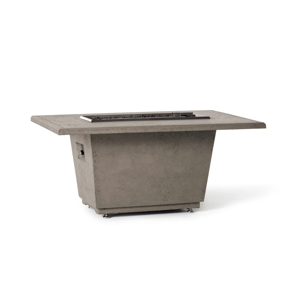Indio Rectangular Fire Table in Light Basalt - Image 3
