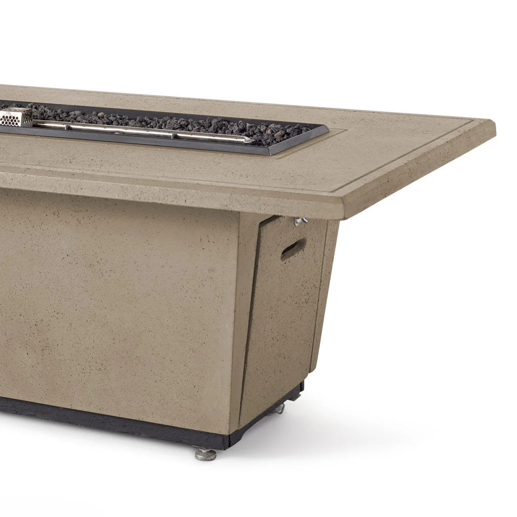 Indio Rectangular Fire Table in Smoke - Image 4
