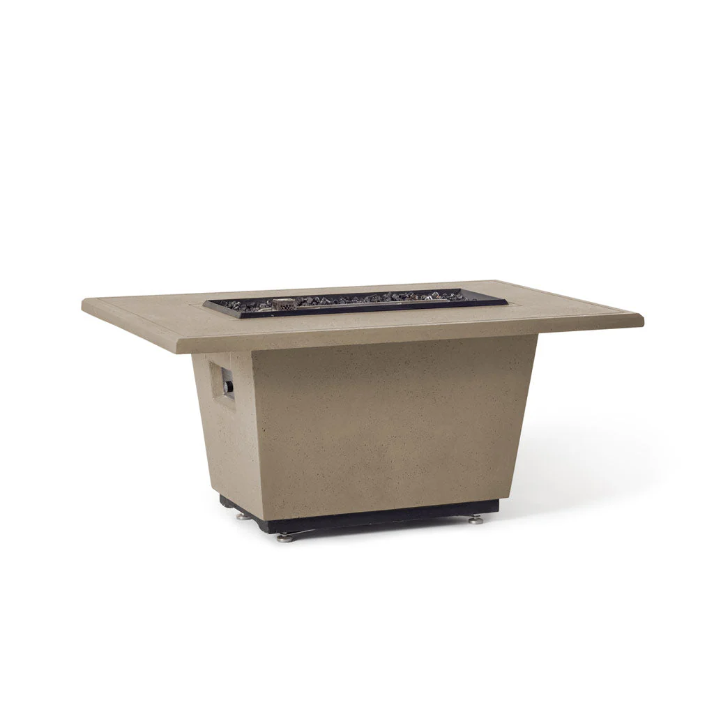 Indio Rectangular Fire Table in Smoke - Image 6