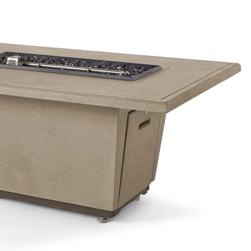 Indio Rectangular Fire Table in Smoke - Image 7