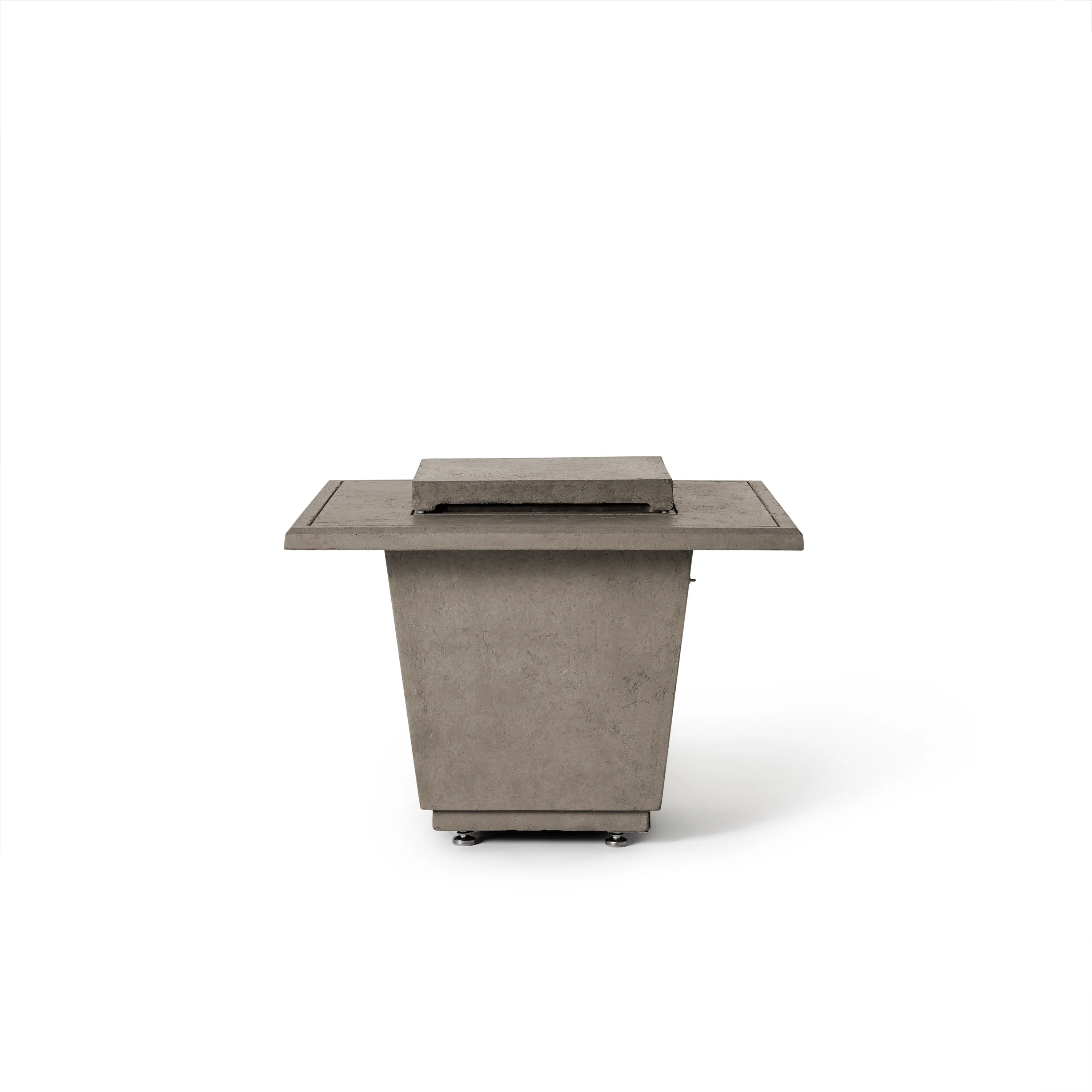 Indio Square Fire Table in Light Basalt - Image 3