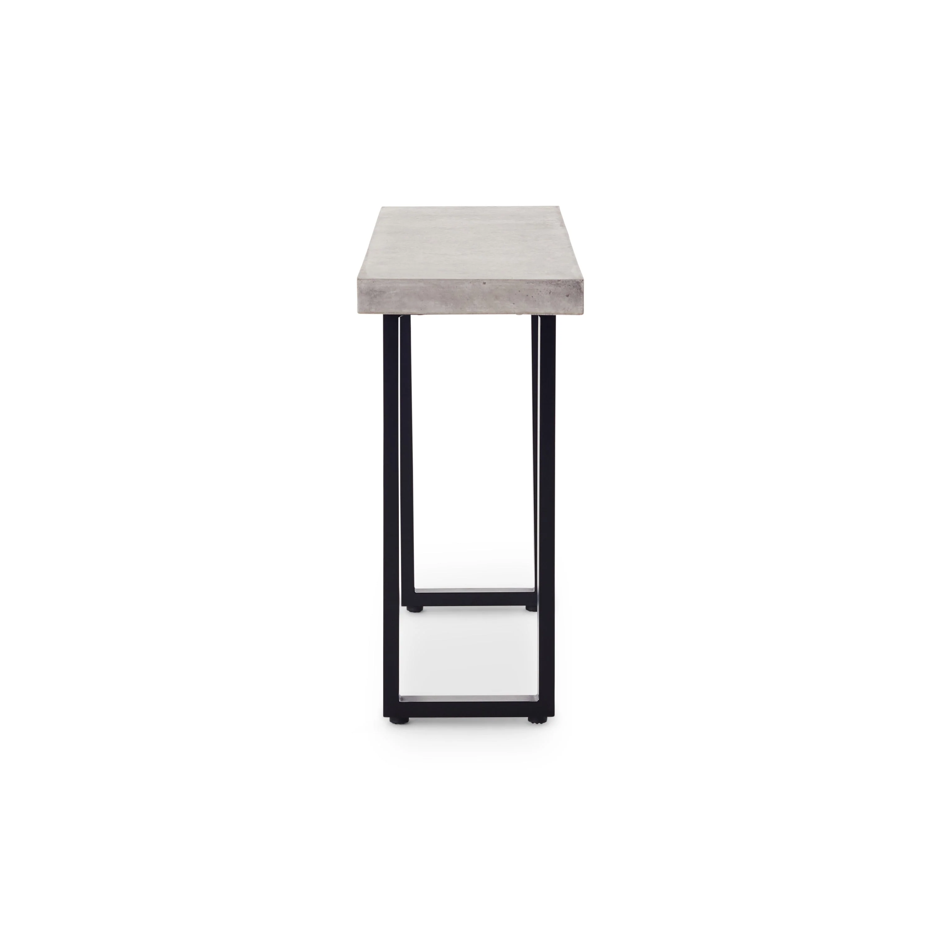 La Jolla Console Table in Charcoal - Image 3