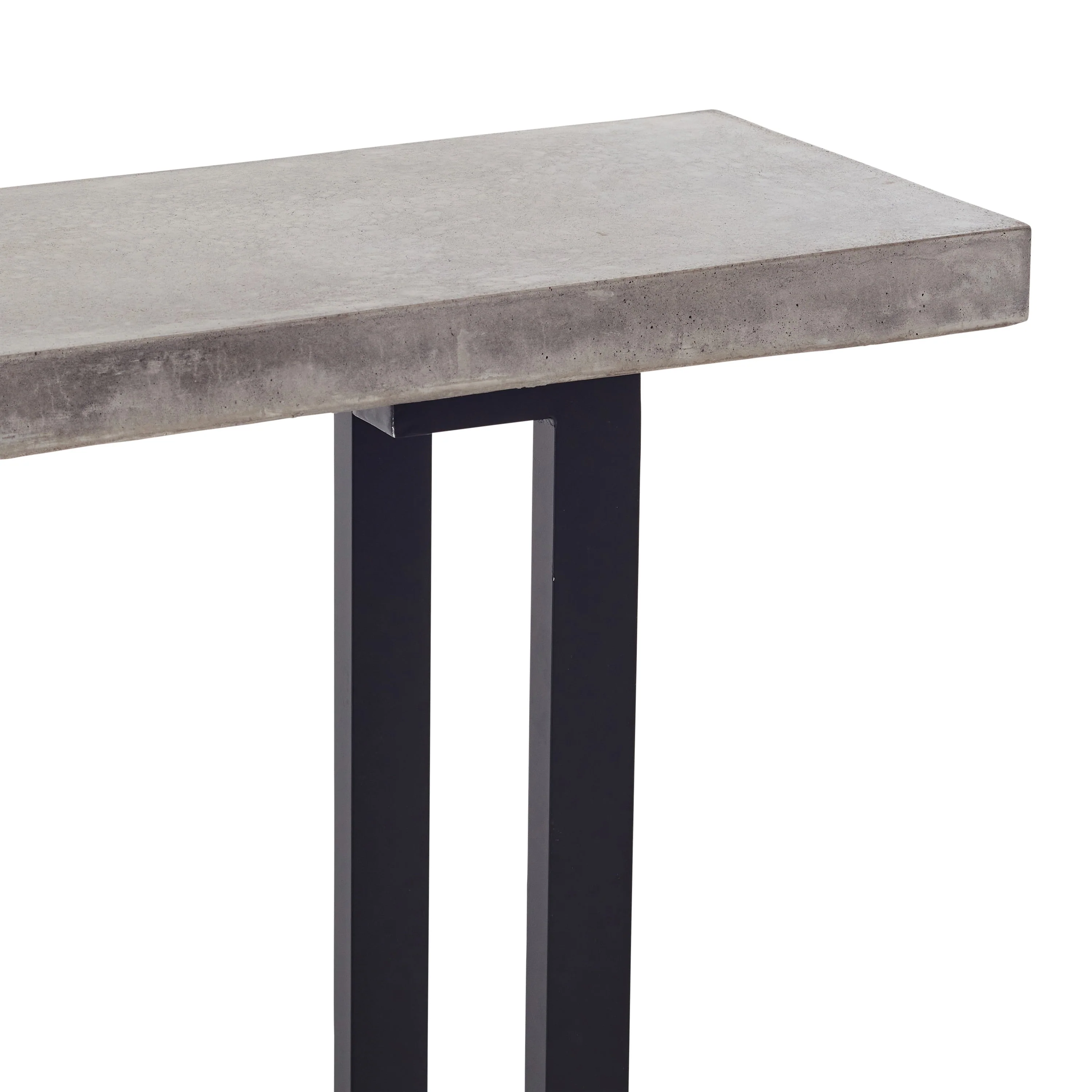 La Jolla Console Table in Charcoal - Image 4