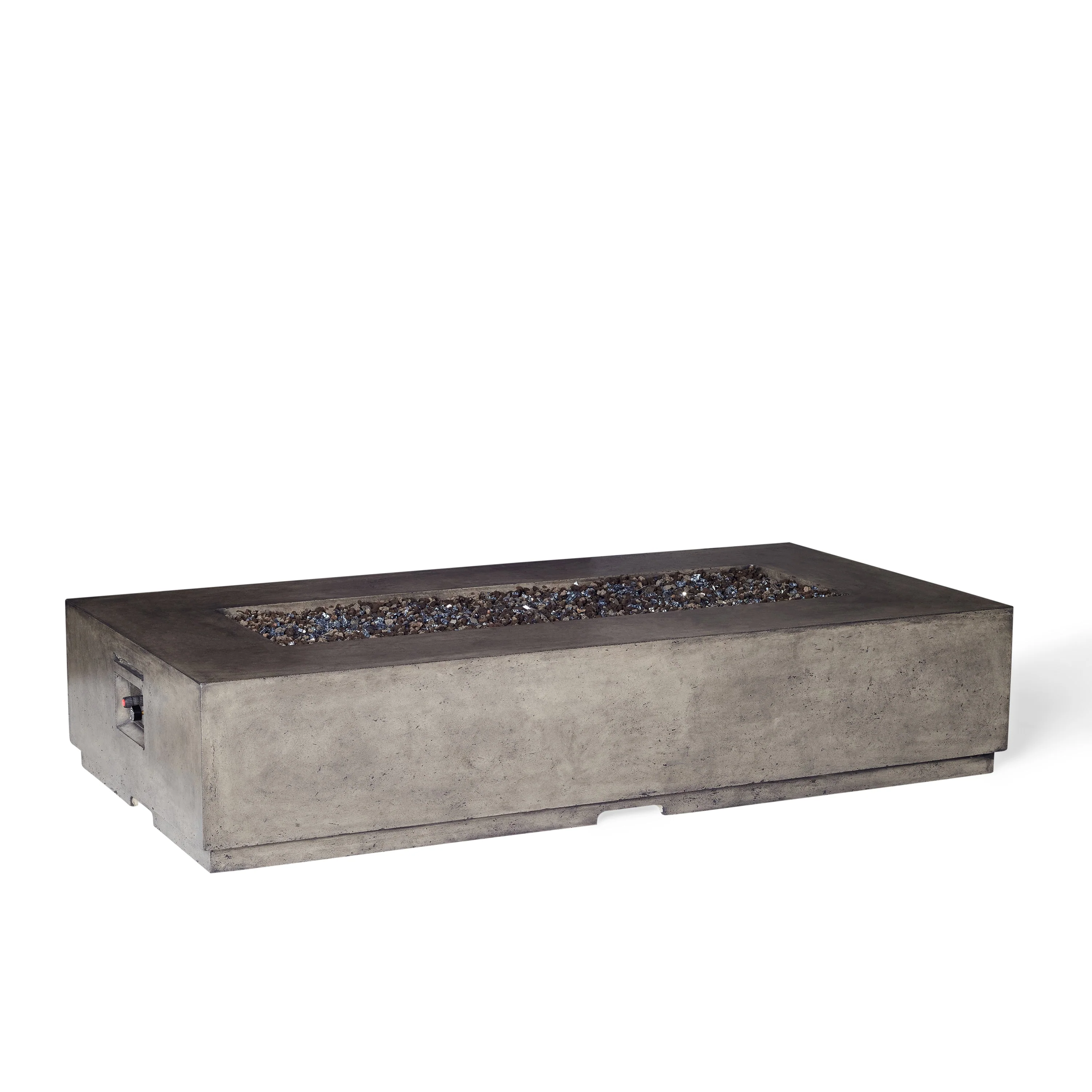Legend 72" Rectangular Fire Table in Dark Basalt (Propane) - Image 2