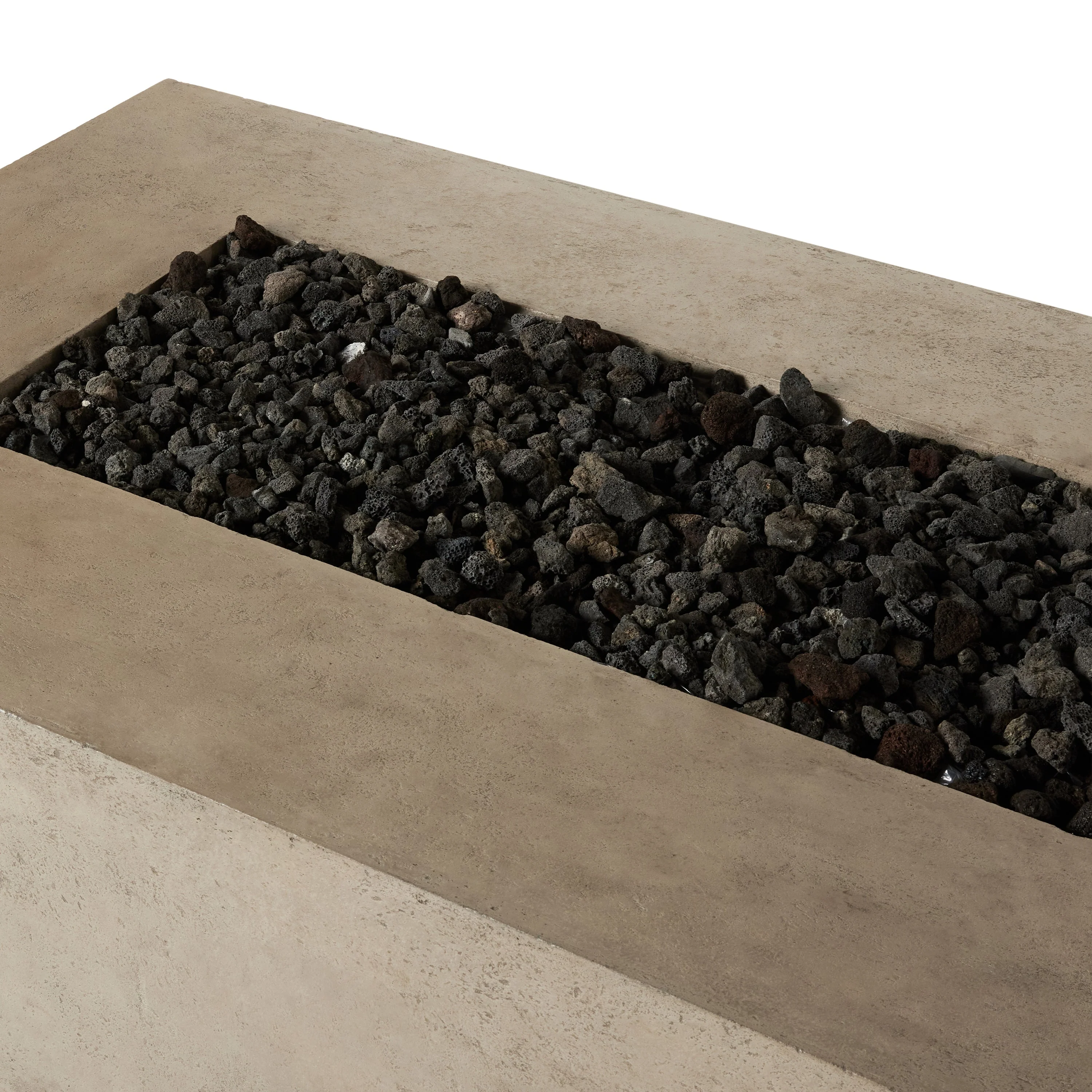 Legend 72" Rectangular Fire Table in Light Basalt (Natural Gas) - Image 10
